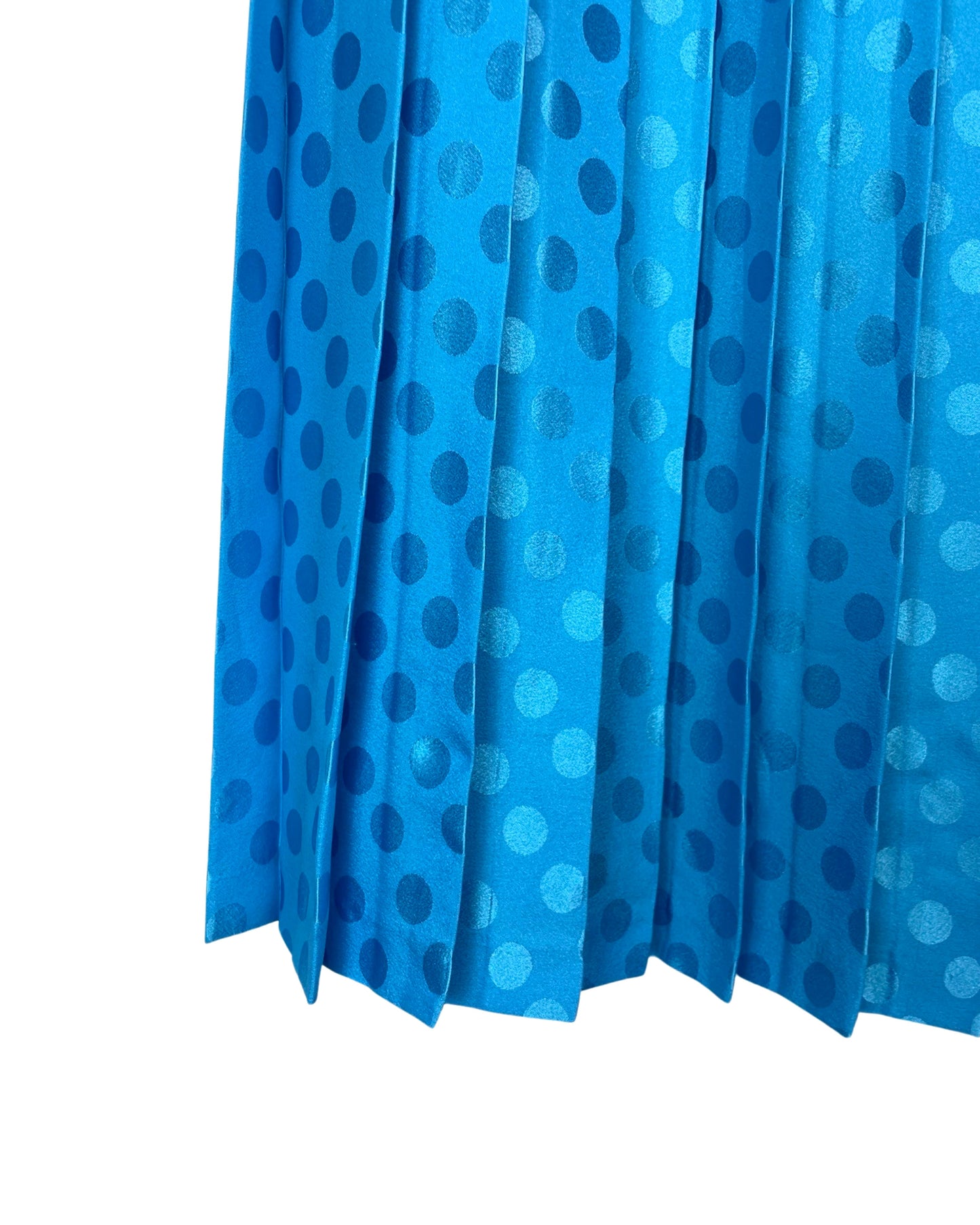 Vintage Plissé rok met stippen - S/M - Petit Paris Vintage