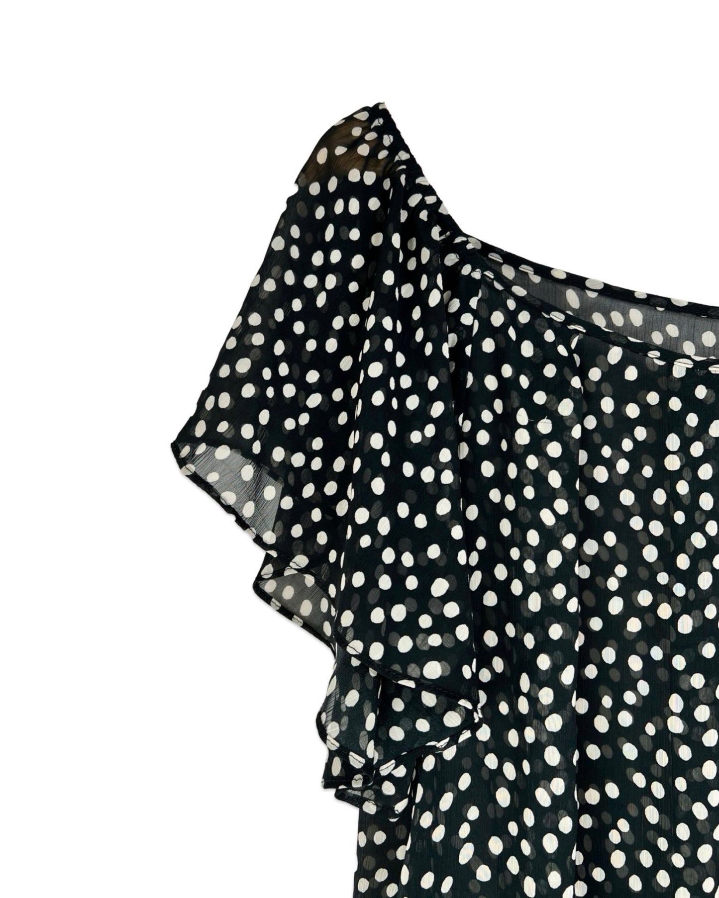 Blouse met stippen - L