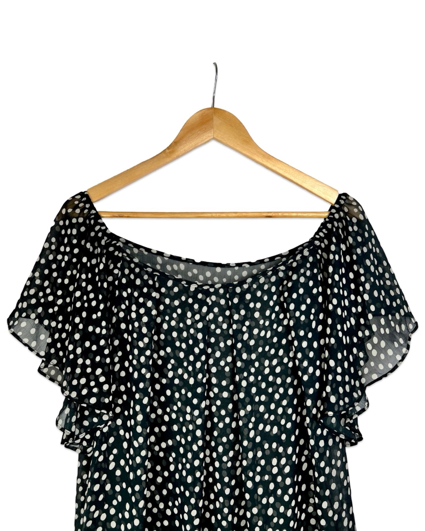 Blouse met stippen - L