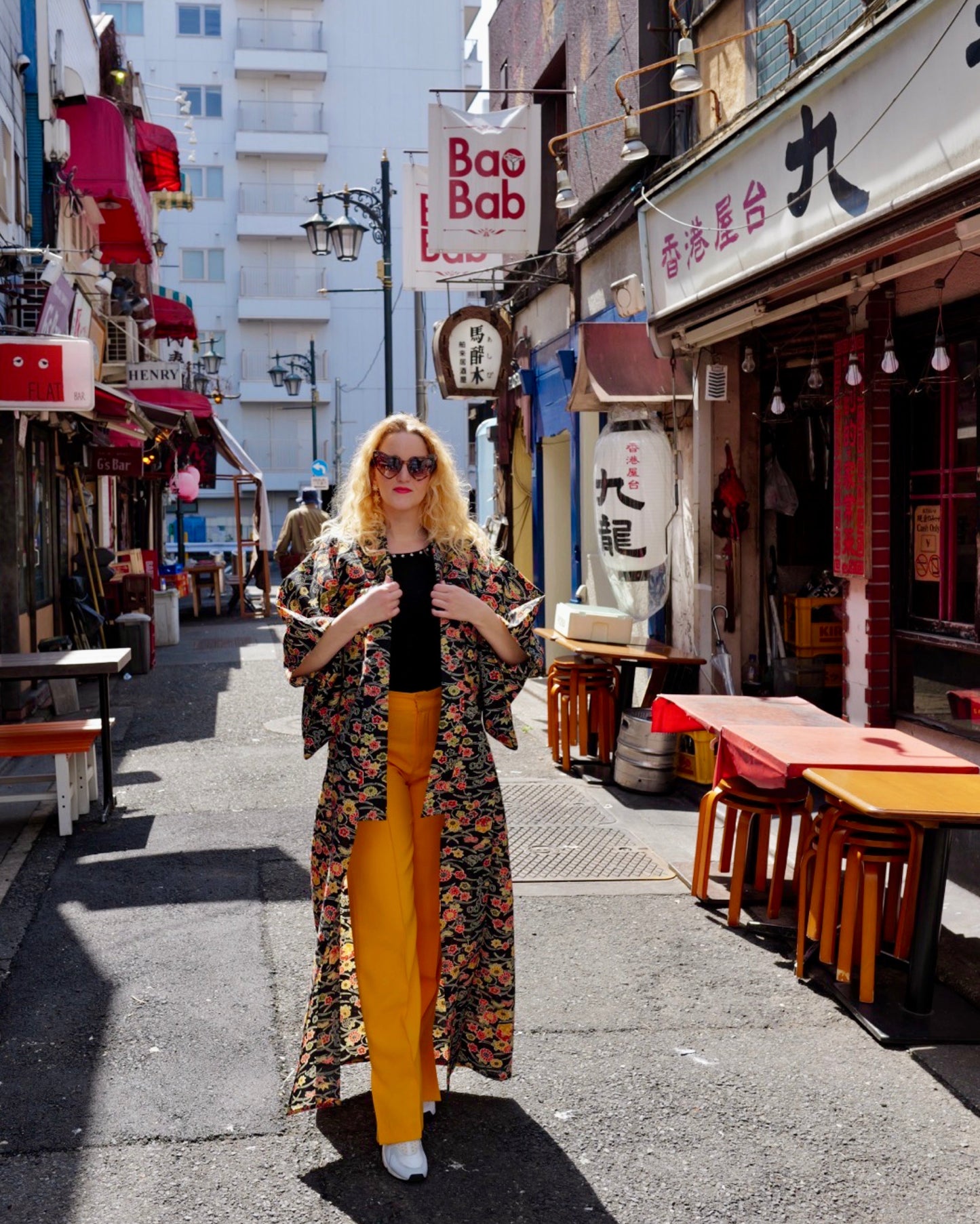 Vintage Kimono - one size - Petit Paris Vintage