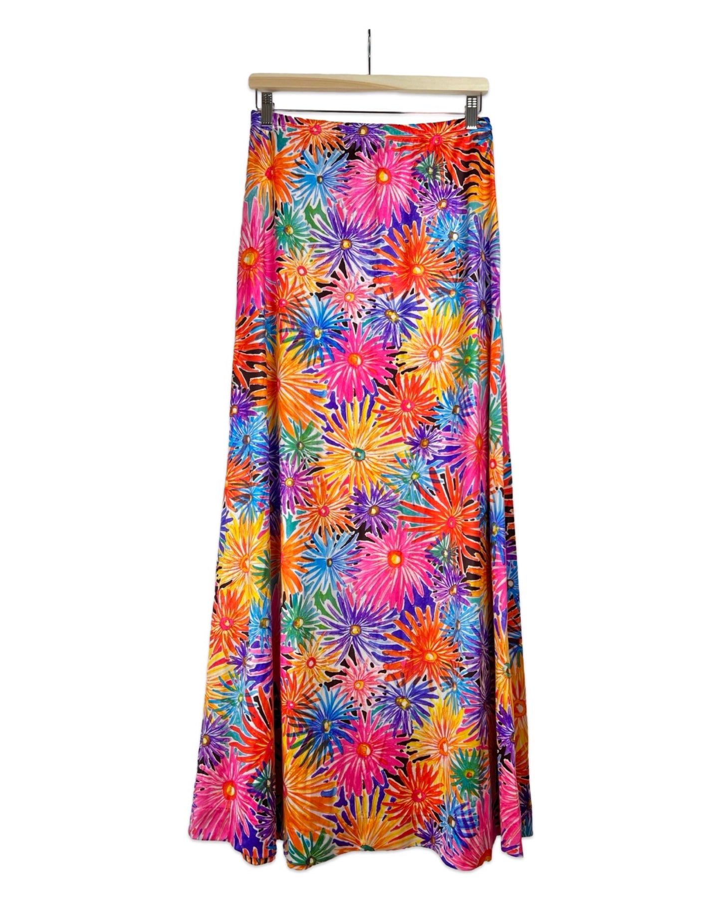 Multicolor maxi rok - M
