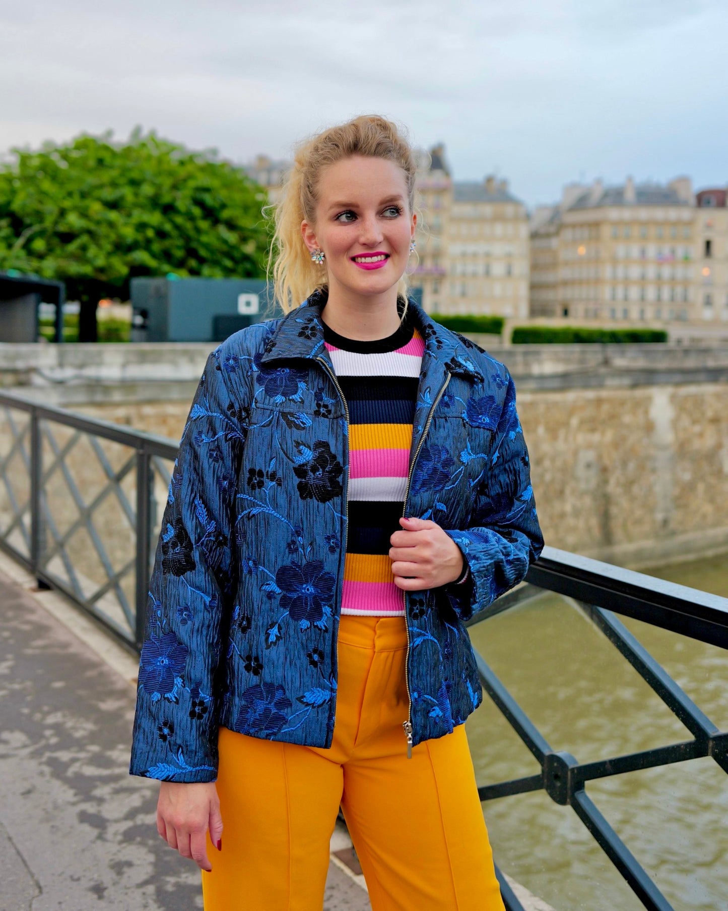 Fleur jacquard jack - XL