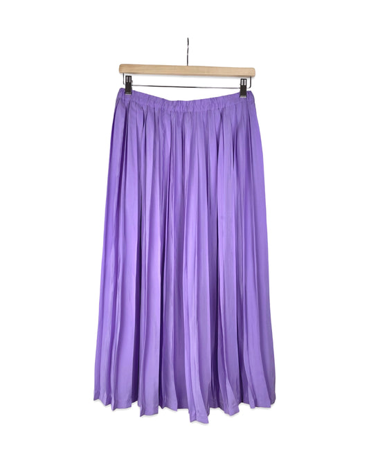 Vintage Lila plissé rok - S/M - Petit Paris Vintage