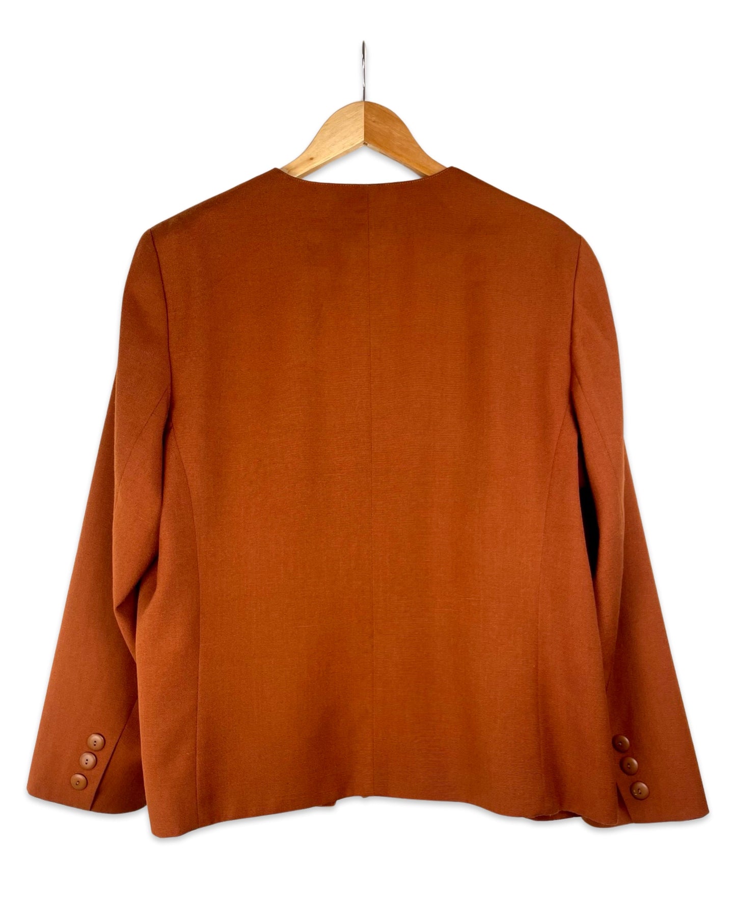 Vintage Cognac blazer - XL - Petit Paris Vintage