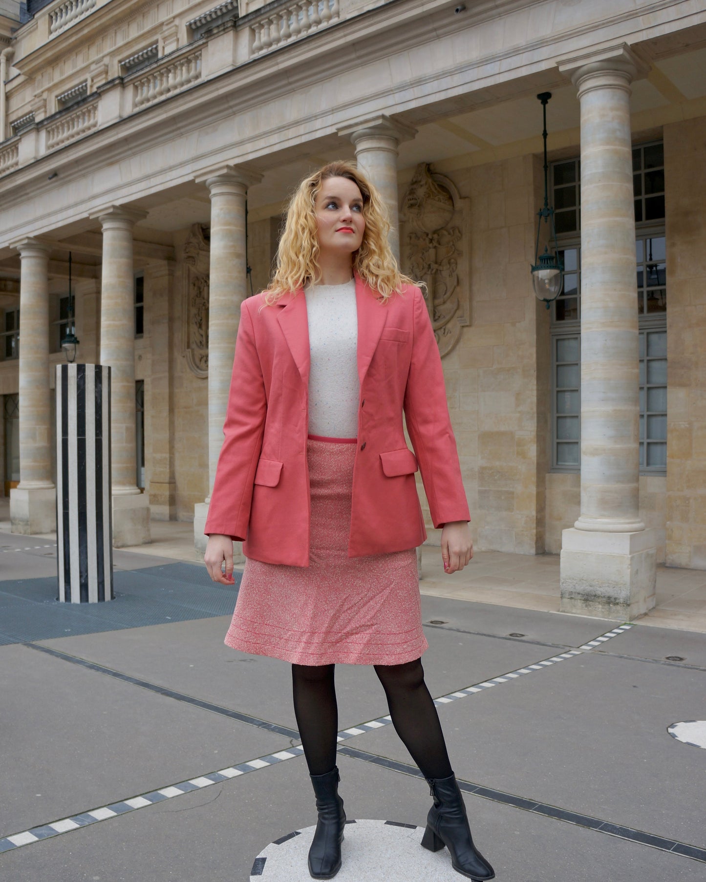 Vintage Roze wollen blazer - S - Petit Paris Vintage