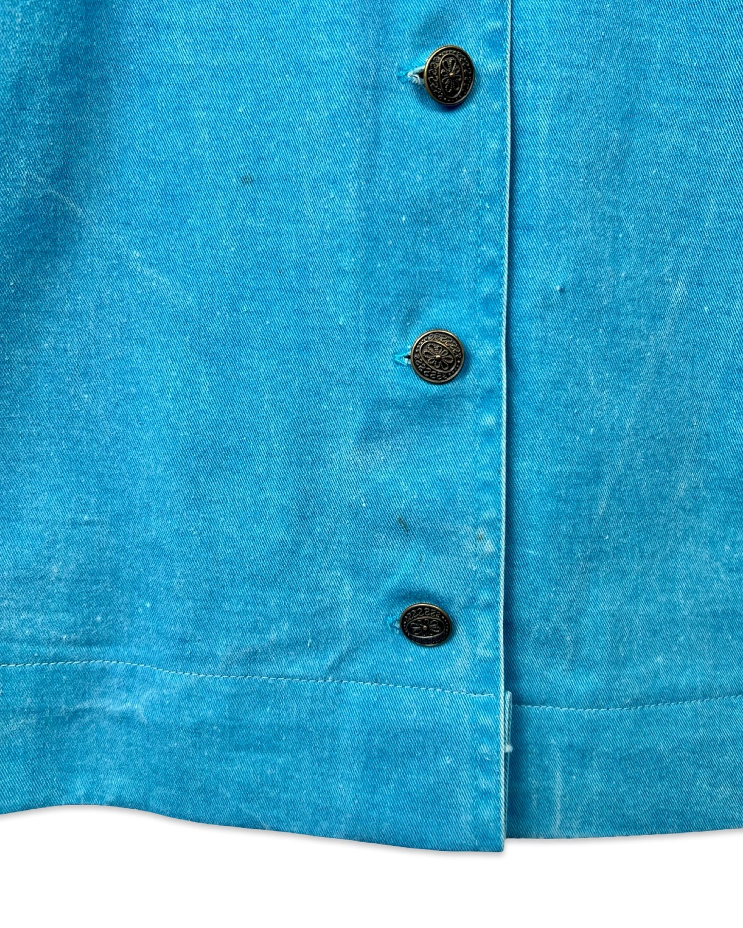 Blauwe denim jurk - L