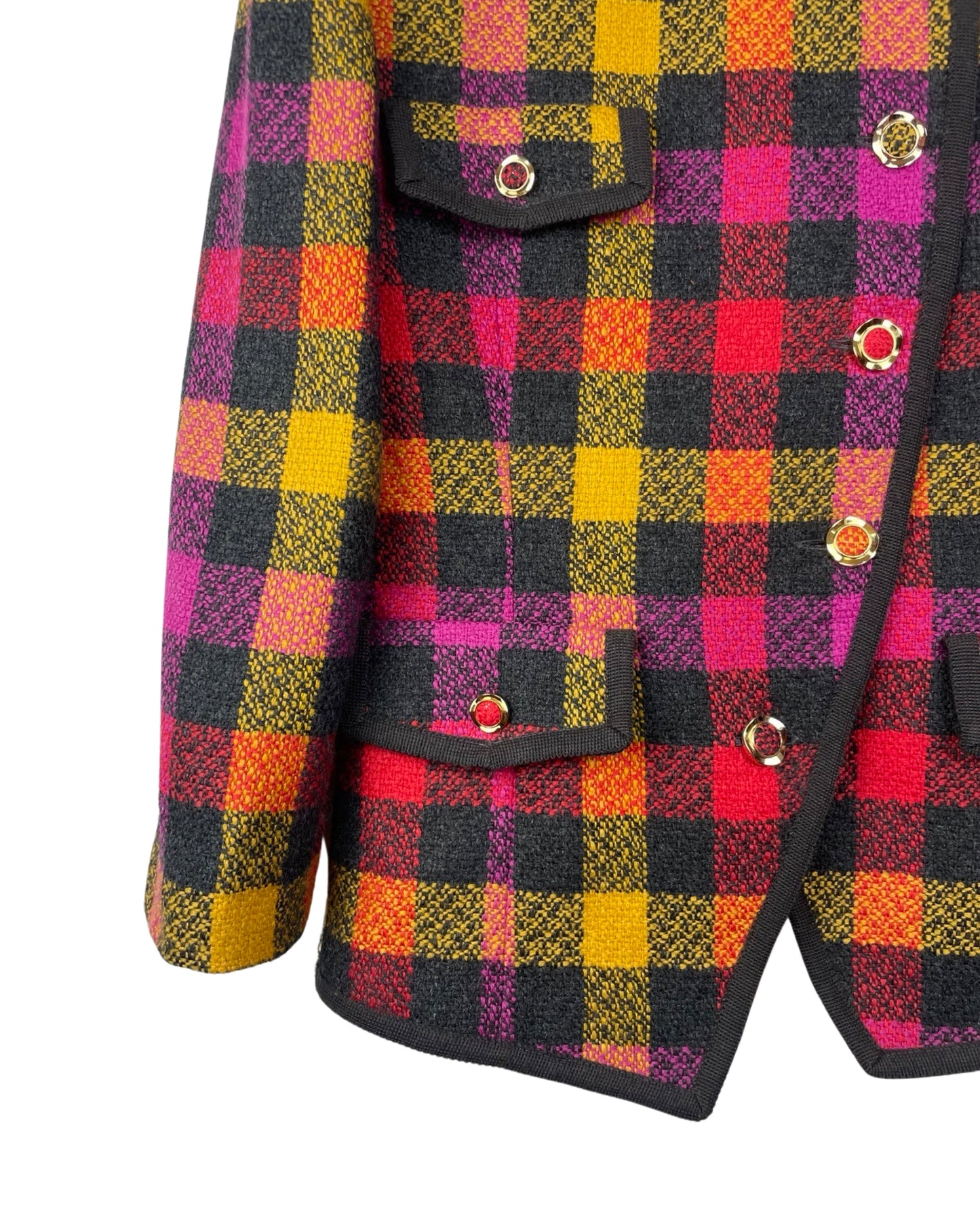 Vintage Geruite blazer - M - Petit Paris Vintage