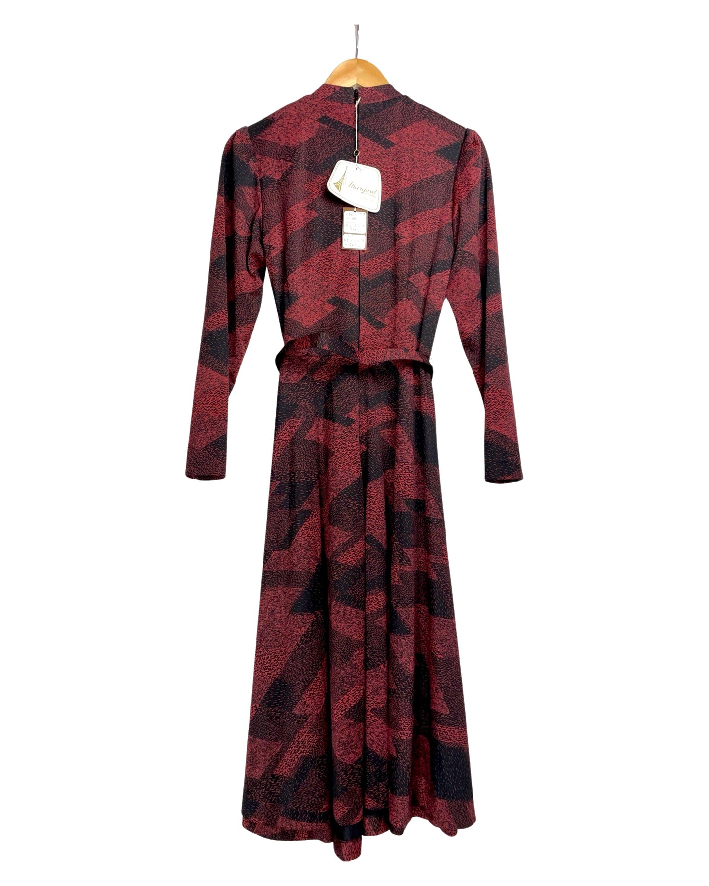Vintage Midijurk met ceintuur - S - Petit Paris Vintage