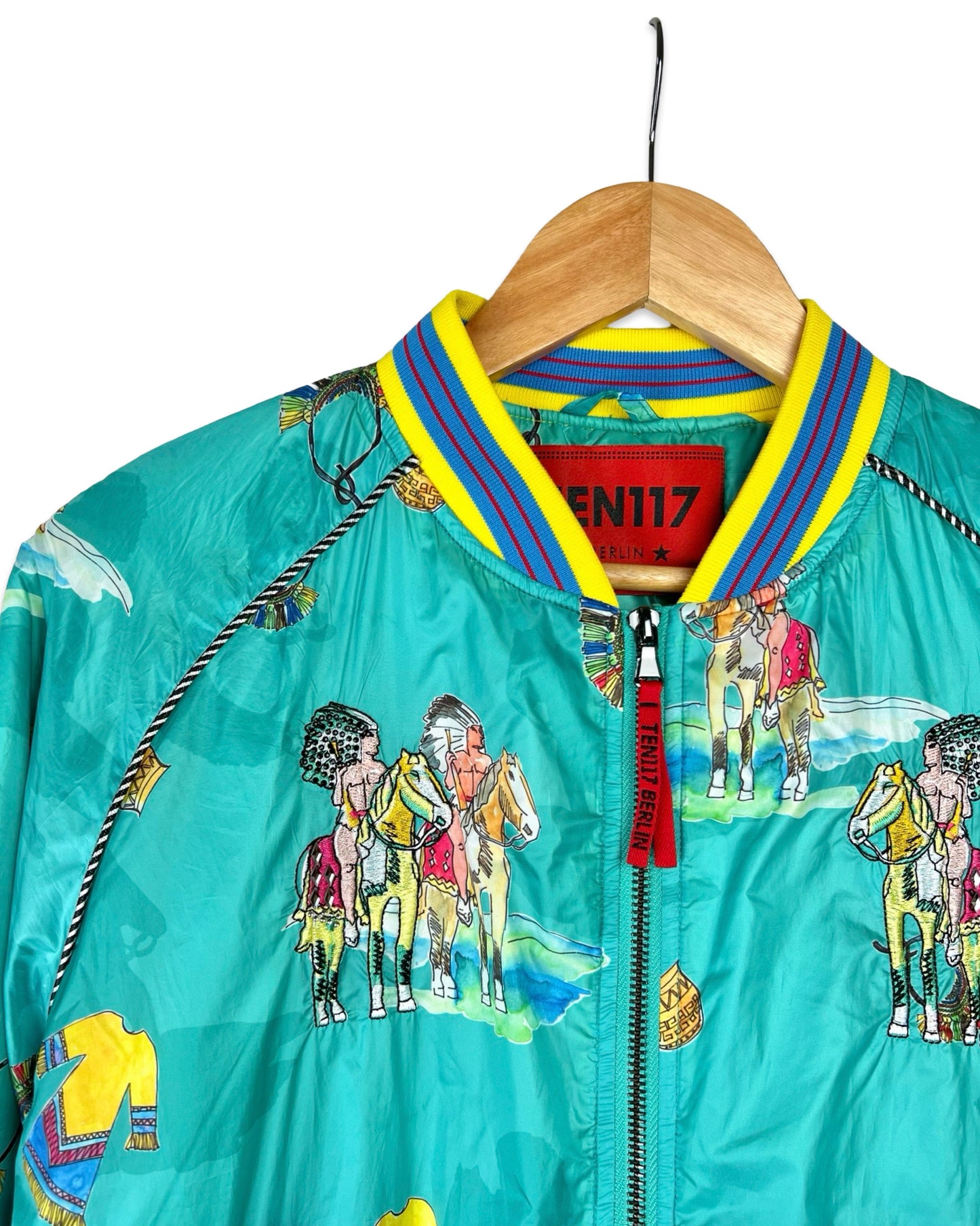 Bomberjack met print - S