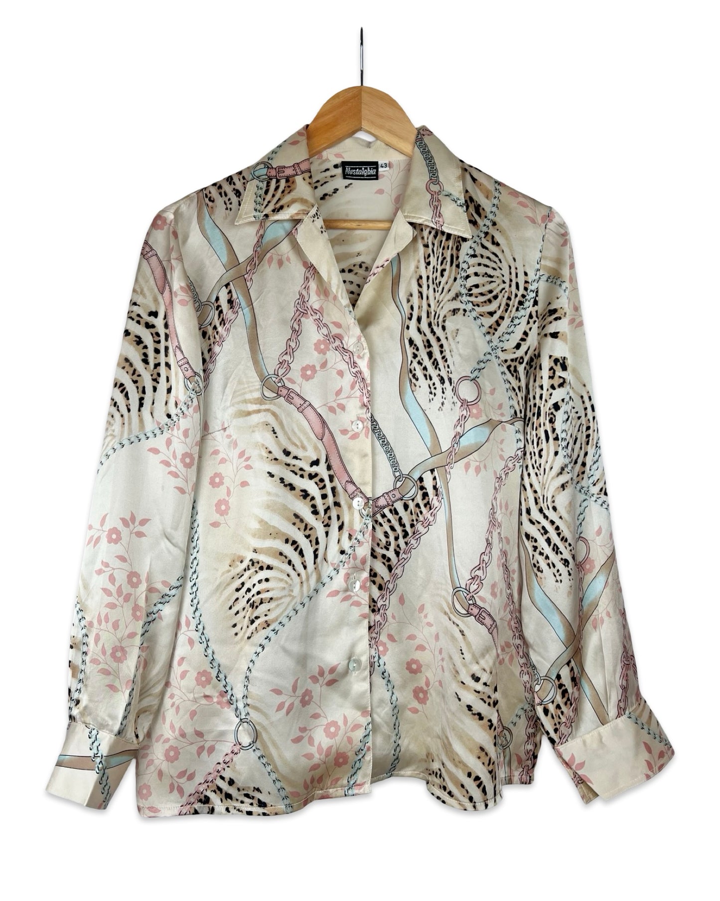 Zijden blouse - L