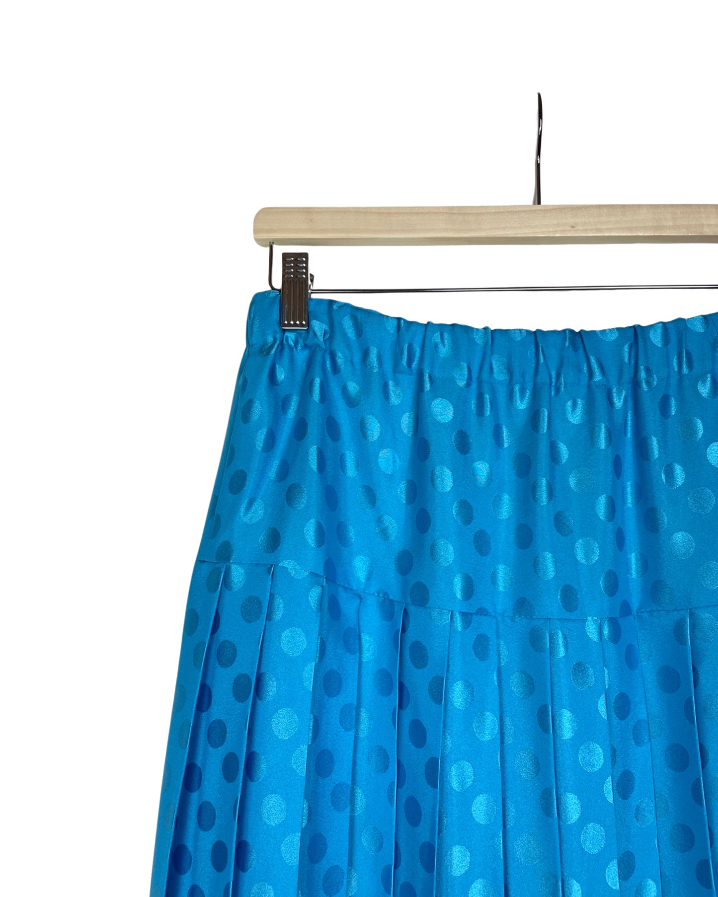 Vintage Plissé rok met stippen - S/M - Petit Paris Vintage