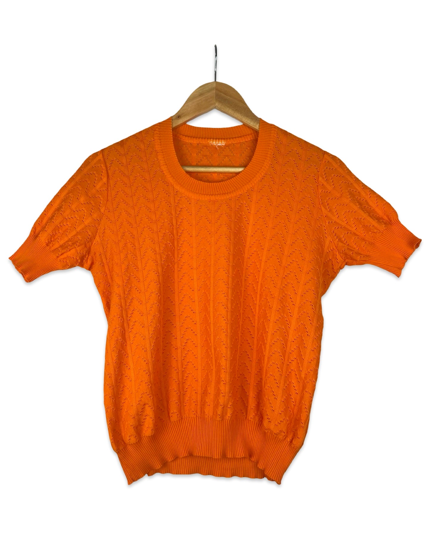 Oranje vintage top - S
