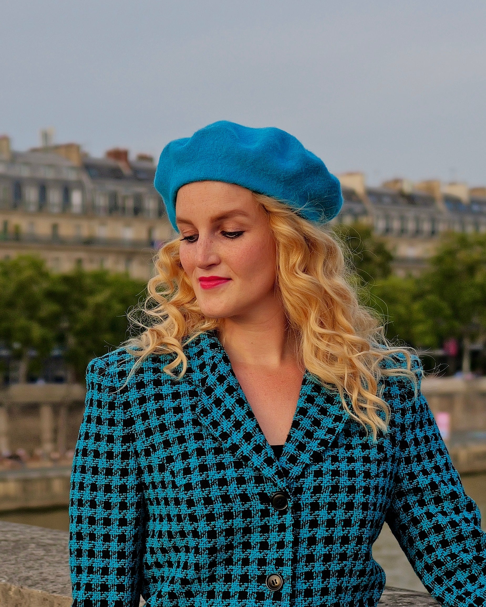 Vintage Franse baret - diverse kleuren - Petit Paris Vintage