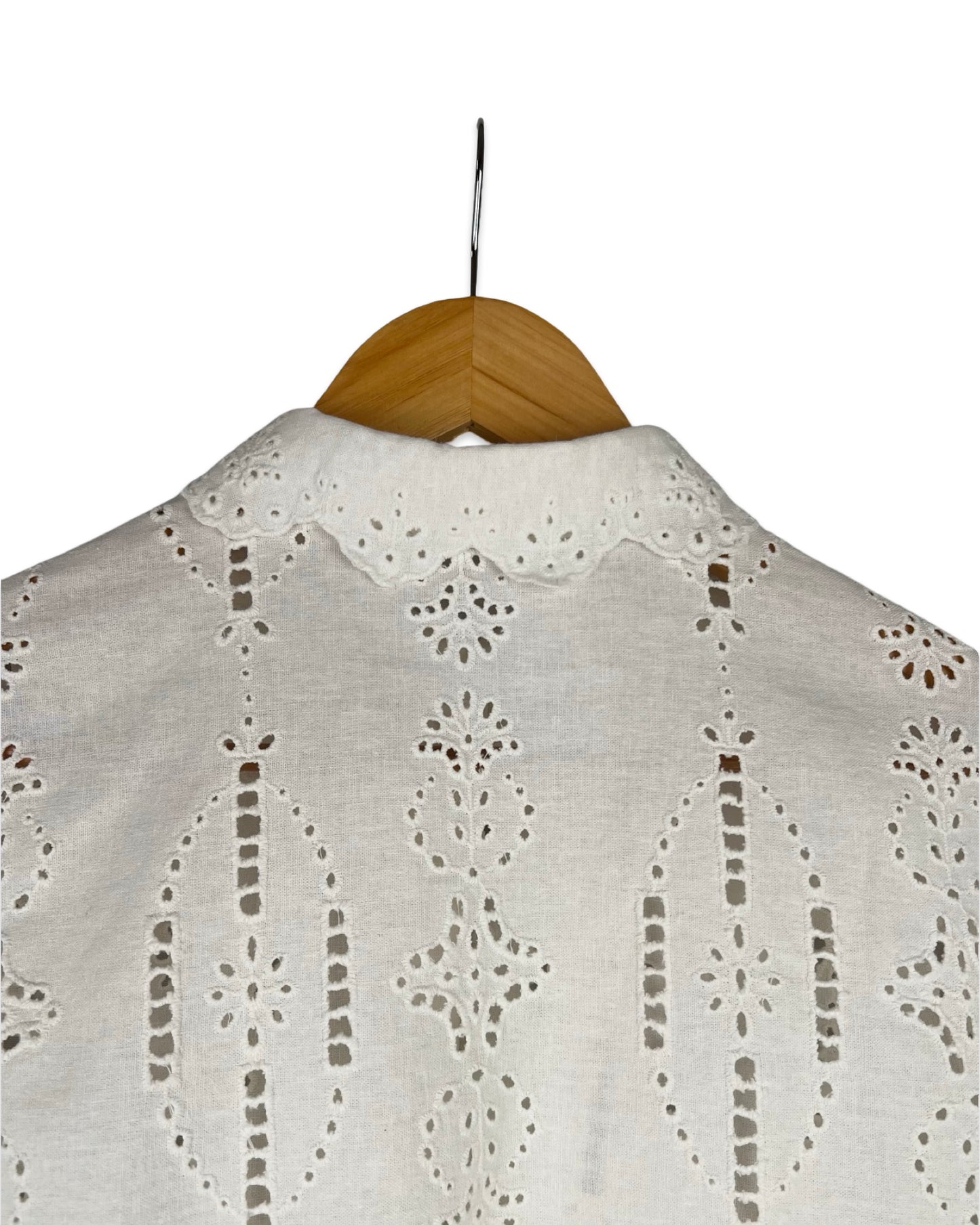 Broderie blouse - S