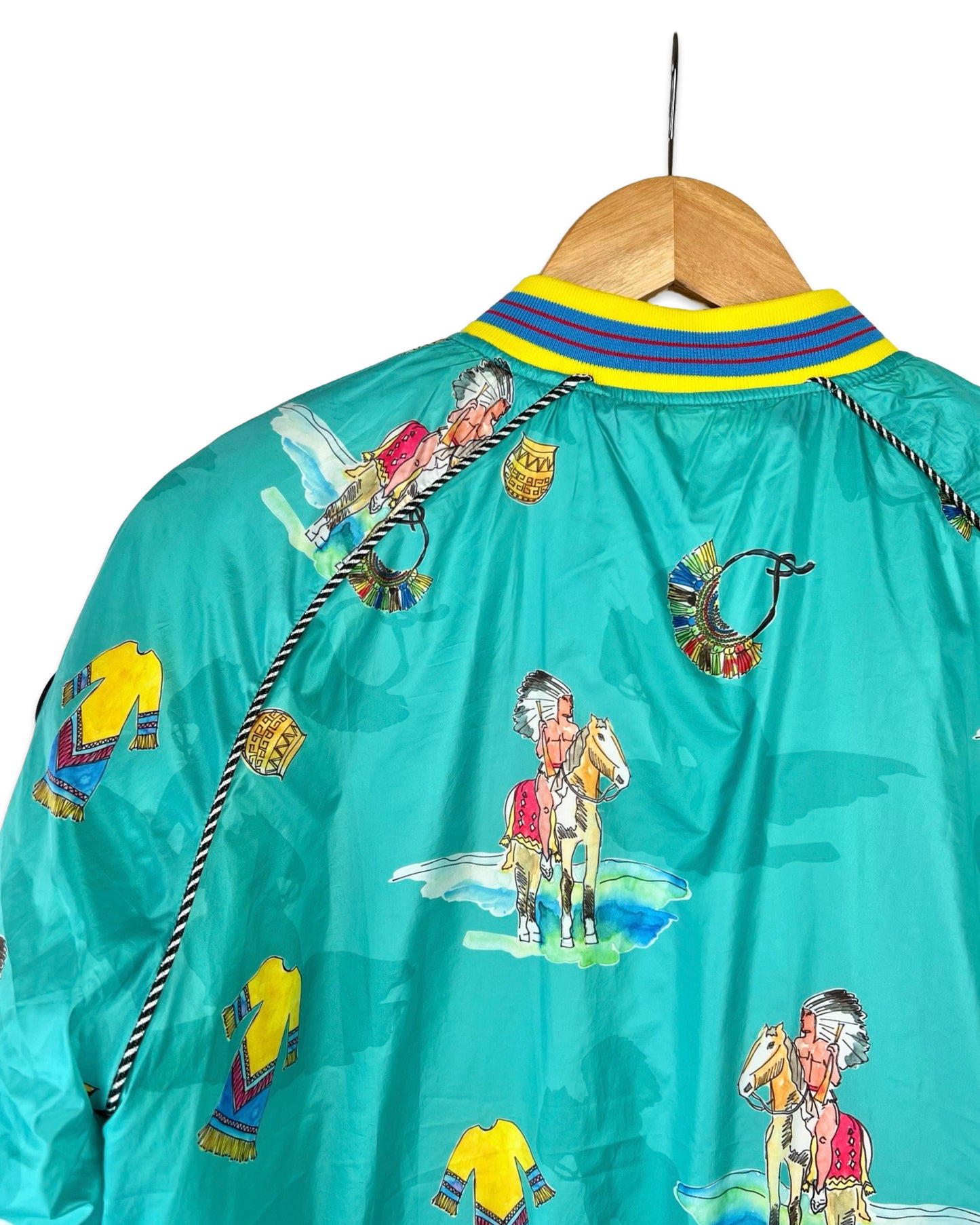 Bomberjack met print - S