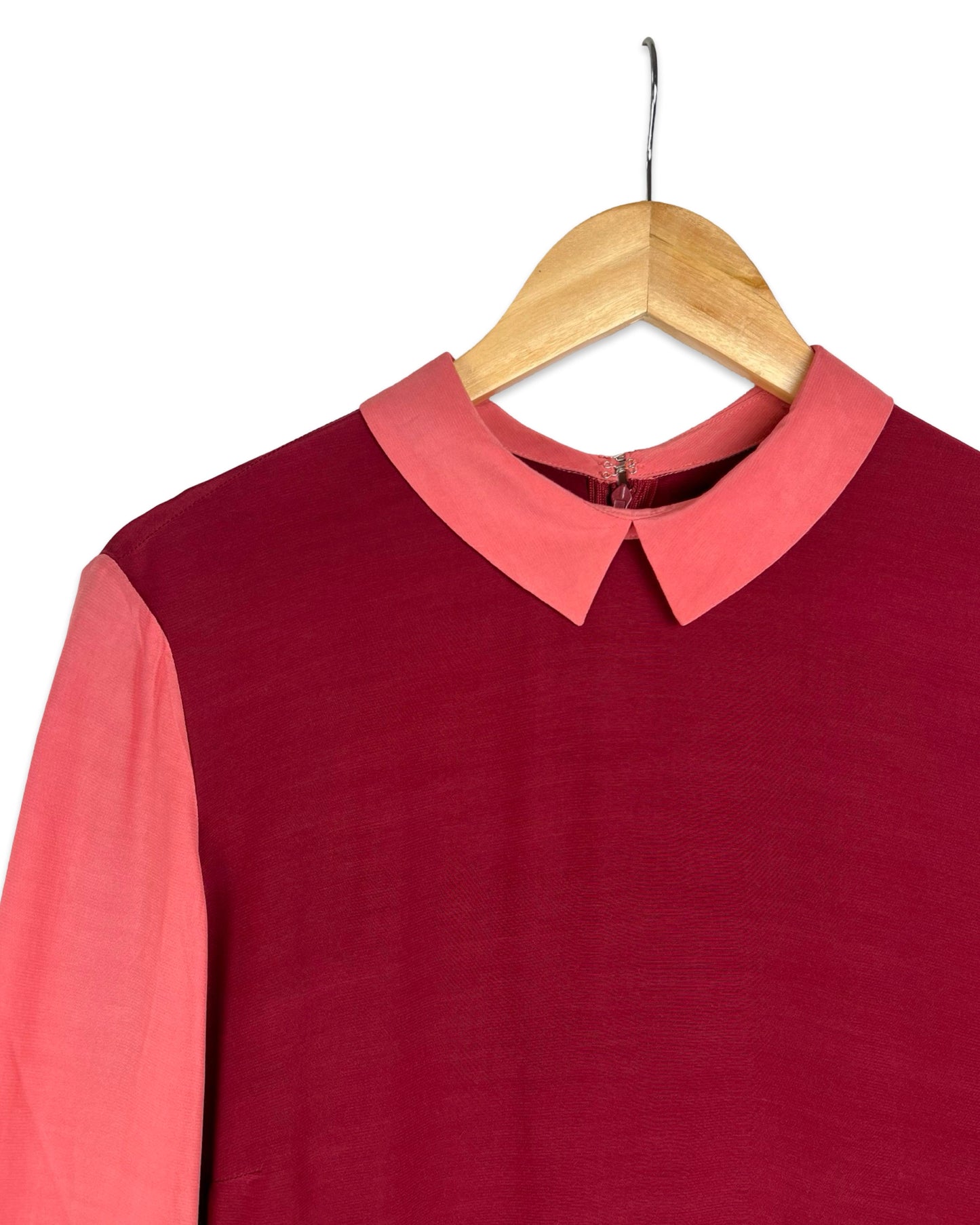 Vintage Two tone jurk - L - Petit Paris Vintage