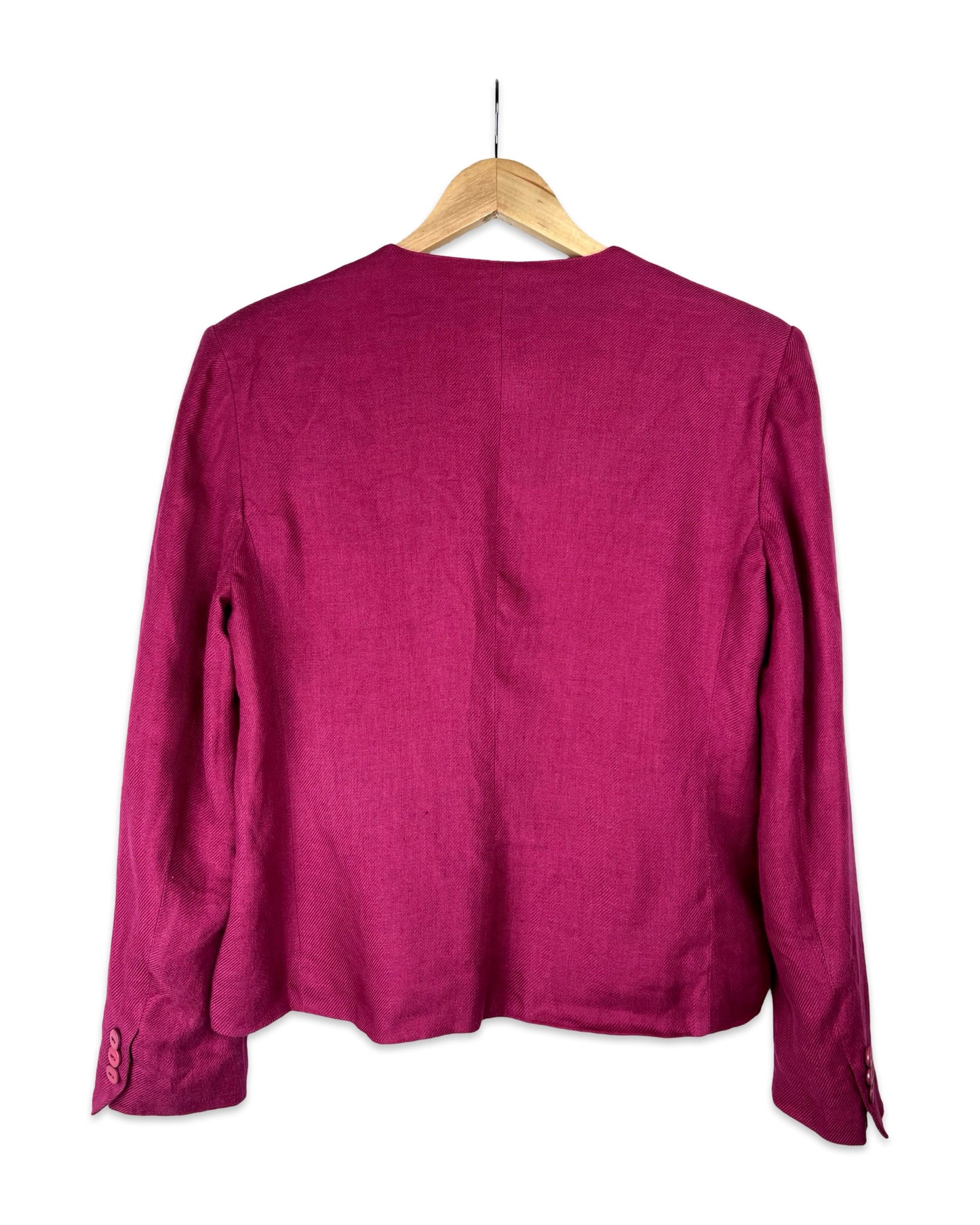 Berry linnen blazer - M