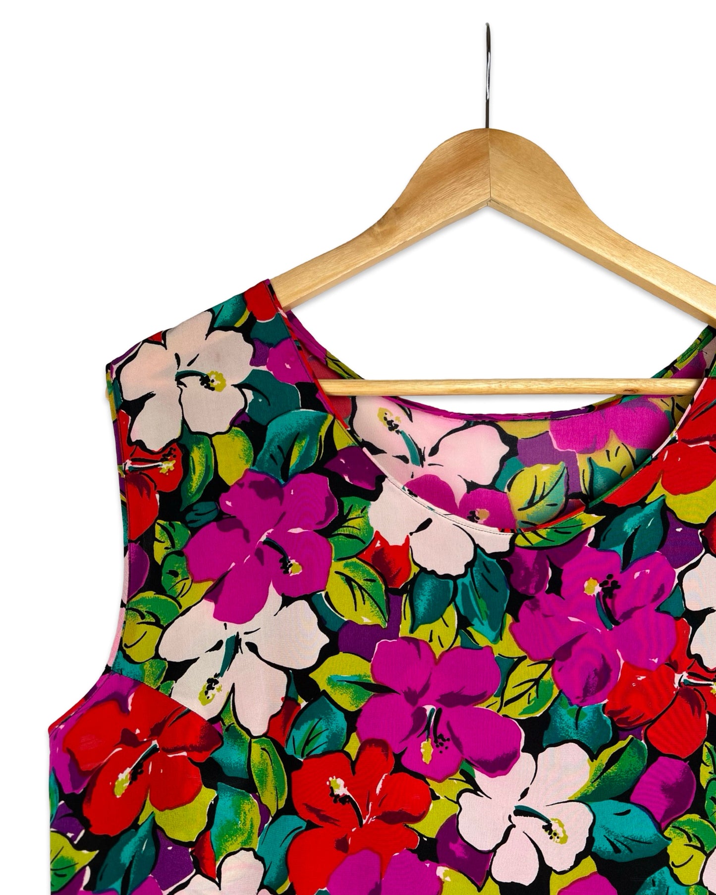 Vintage Bloementop - M - Petit Paris Vintage