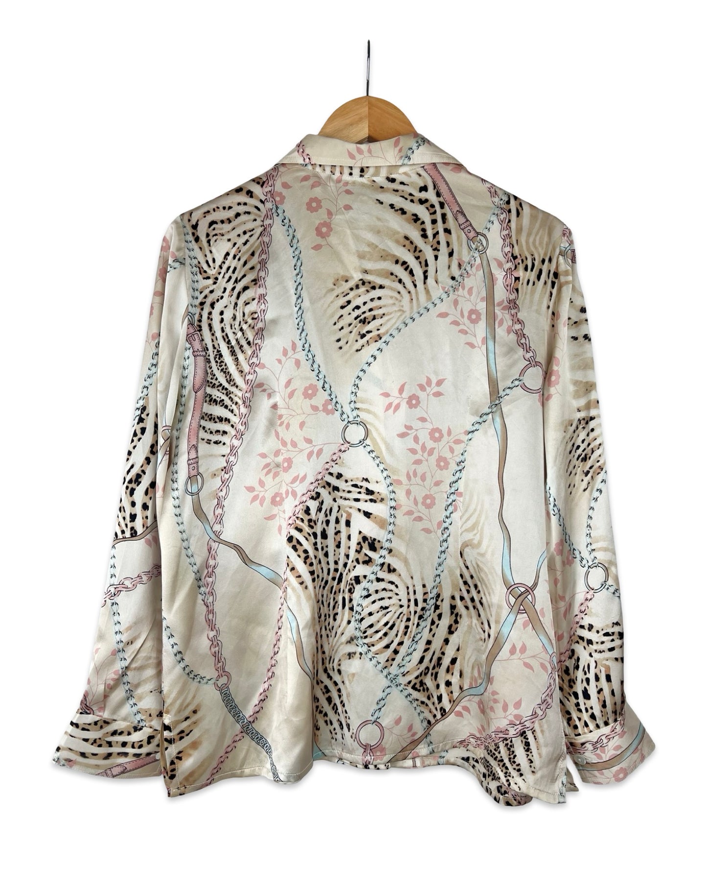 Zijden blouse - L