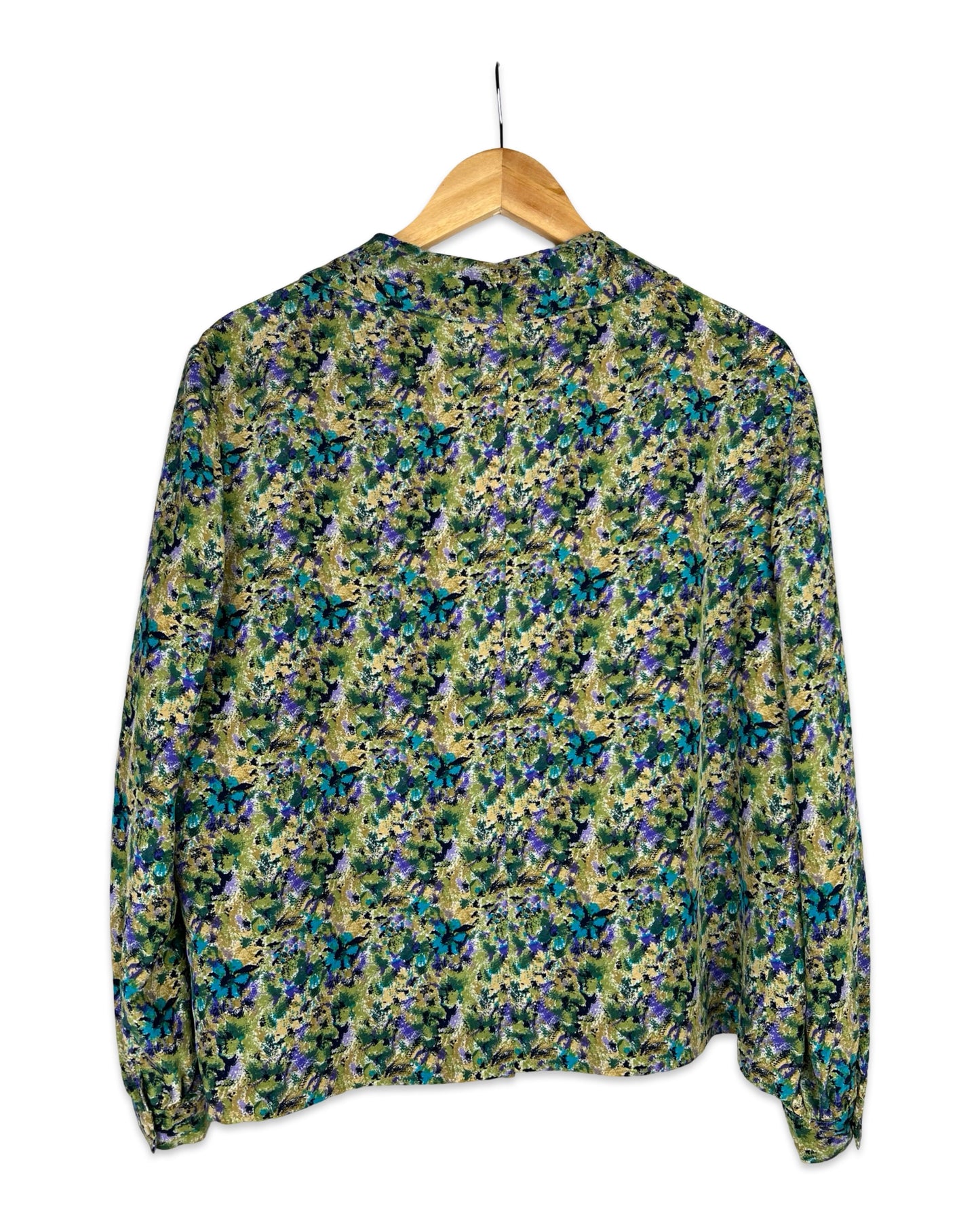 Vintage Zijden blouse - XL - Petit Paris Vintage