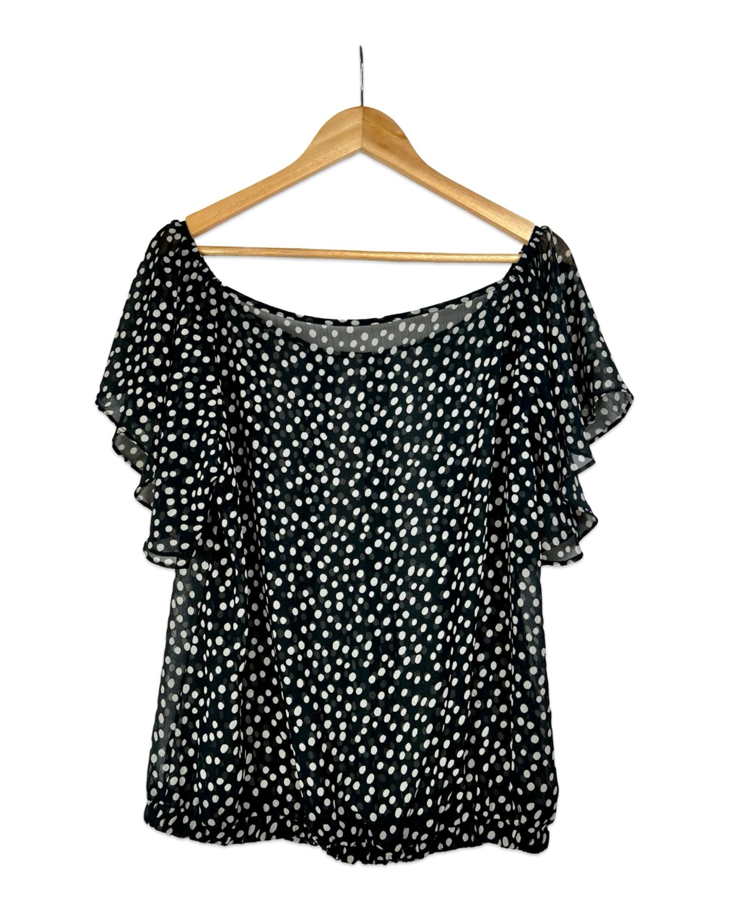 Blouse met stippen - L