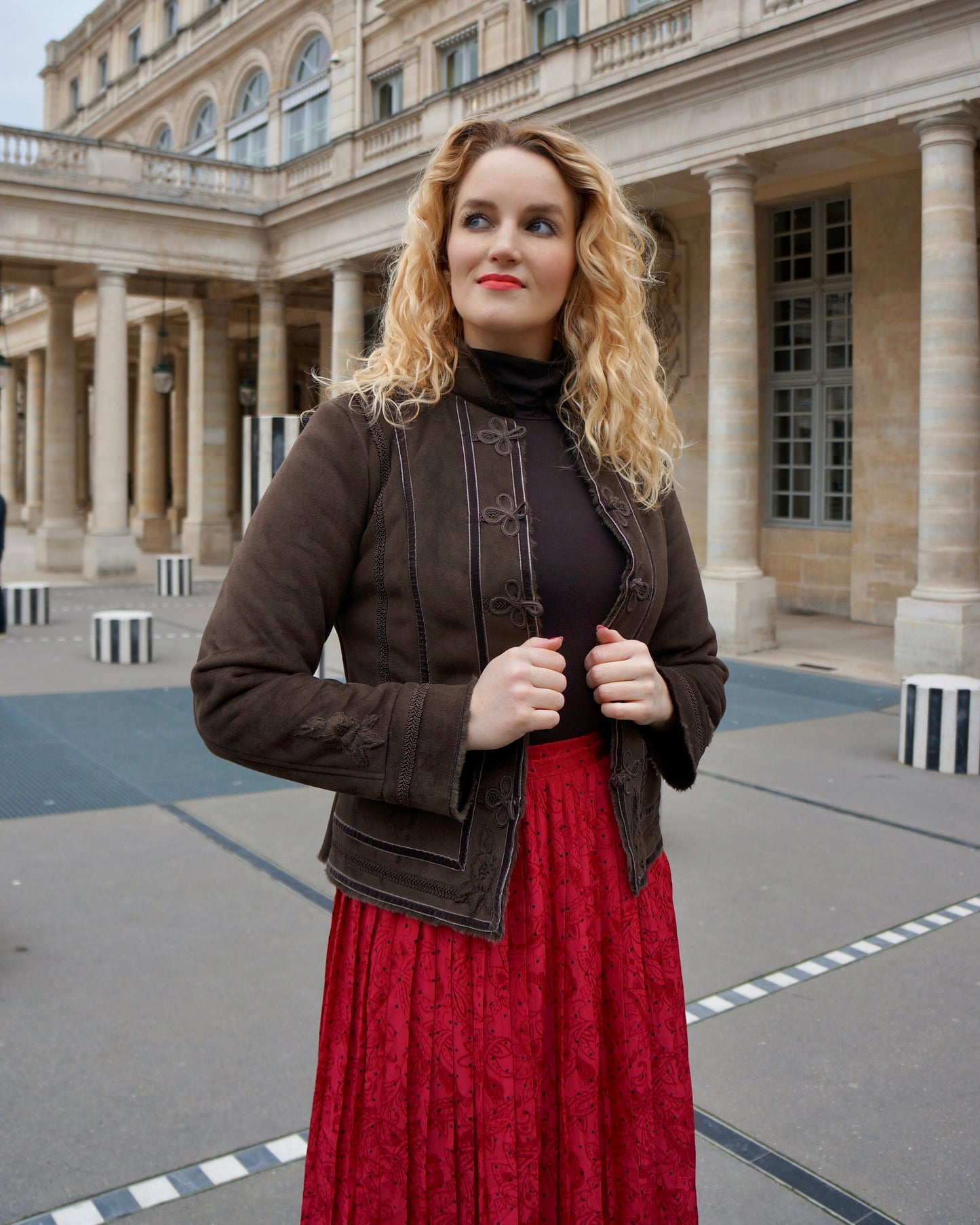 Vintage Top met col - S - Petit Paris Vintage