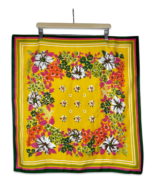 Vintage Bloemen sjaaltje - Petit Paris Vintage