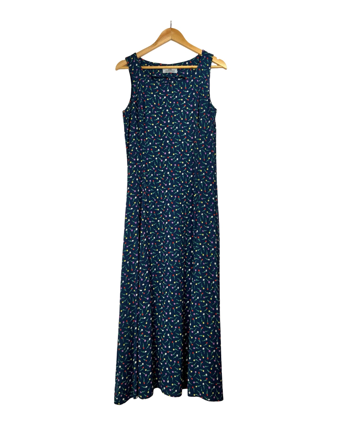 Lange jurk met bloemetjes - M/L