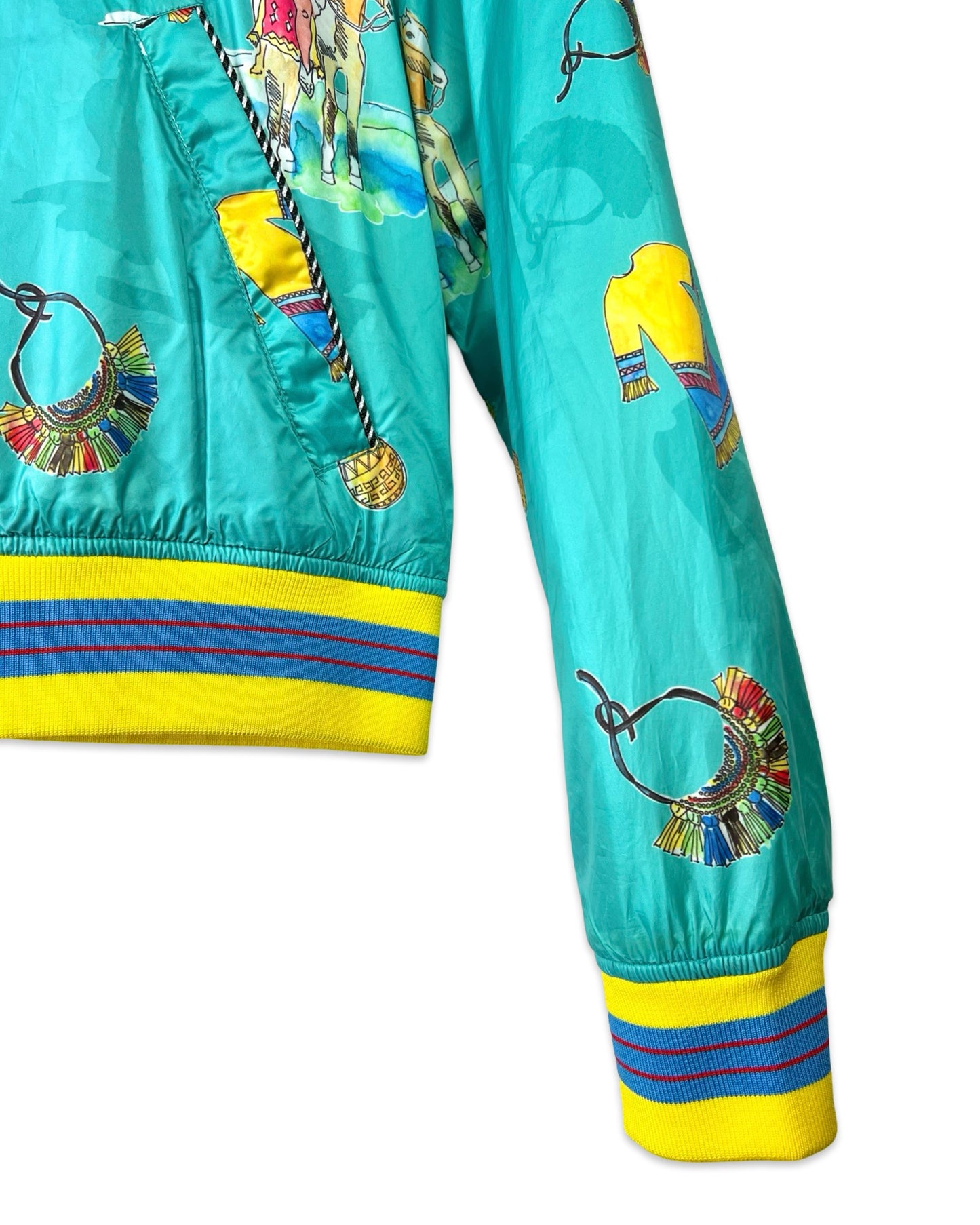 Bomberjack met print - S