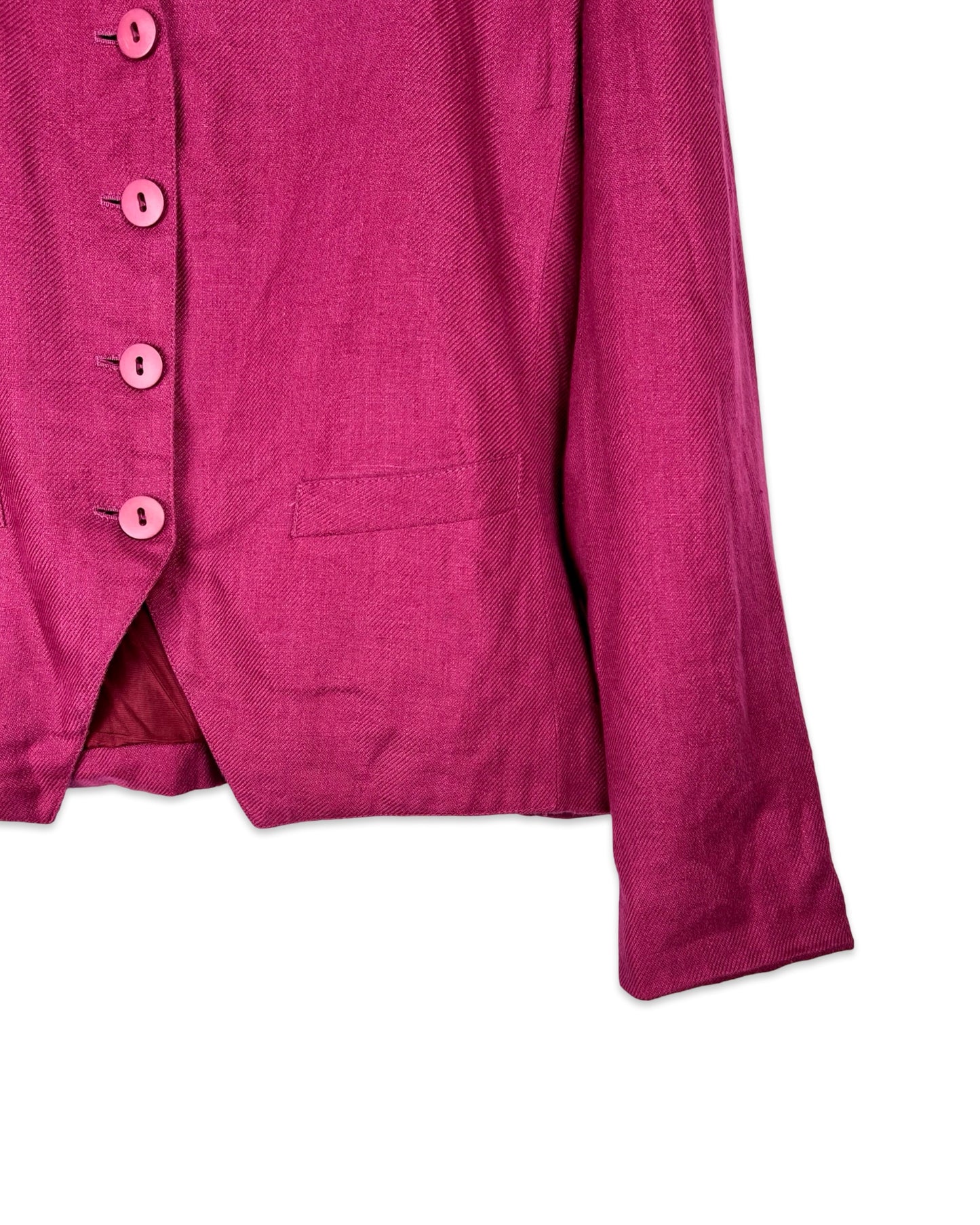 Berry linnen blazer - M