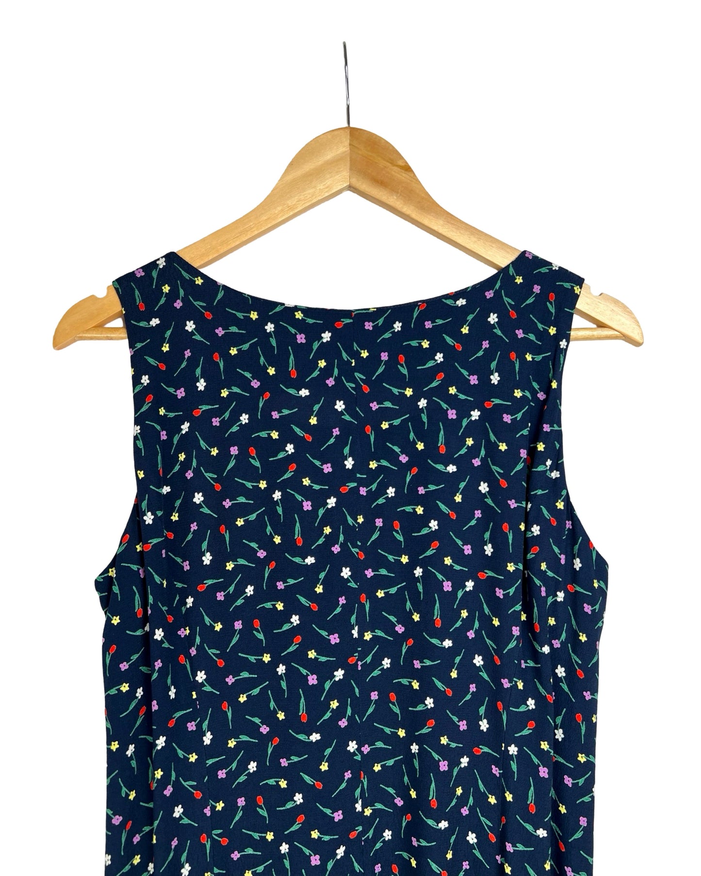 Lange jurk met bloemetjes - M/L