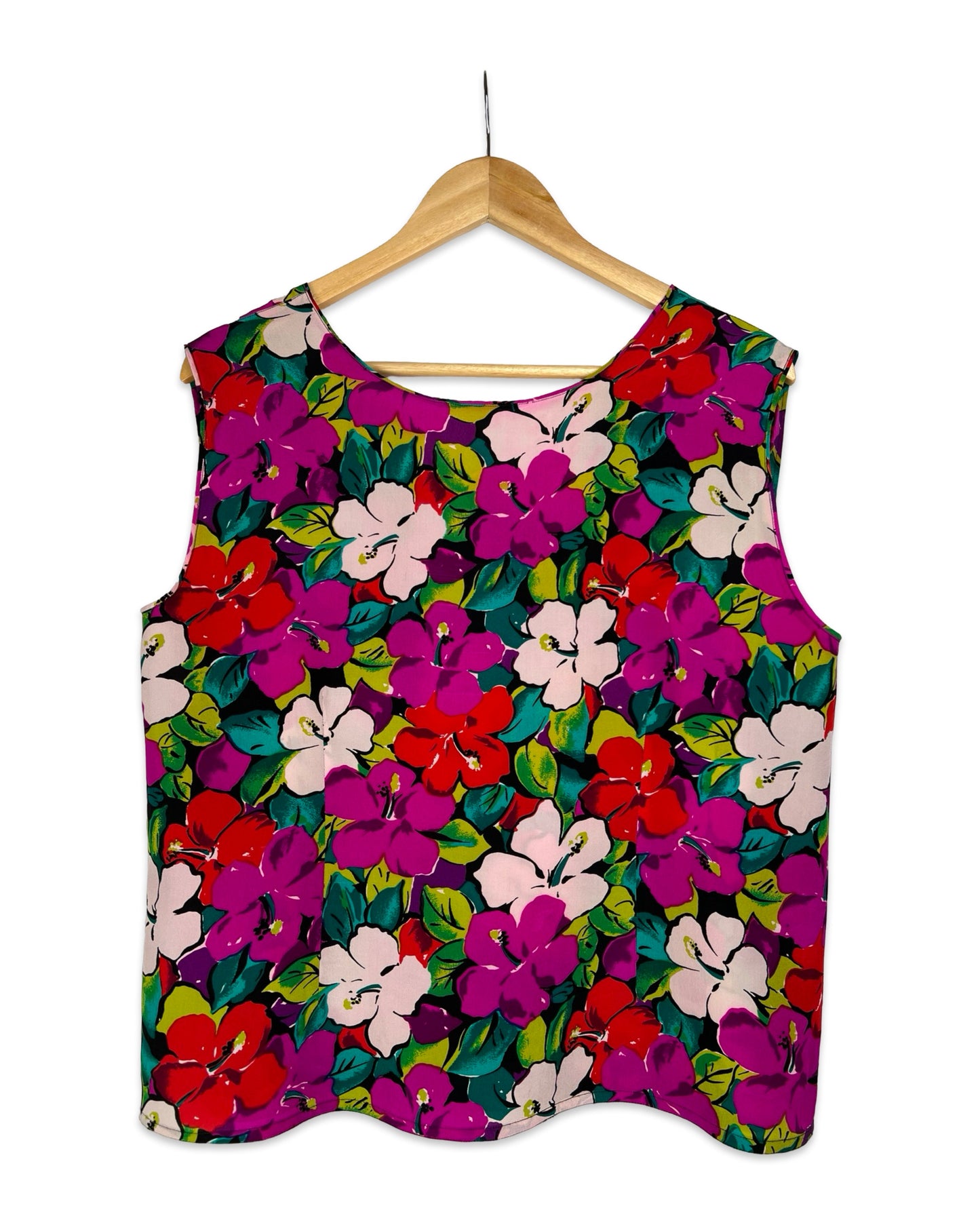 Vintage Bloementop - M - Petit Paris Vintage
