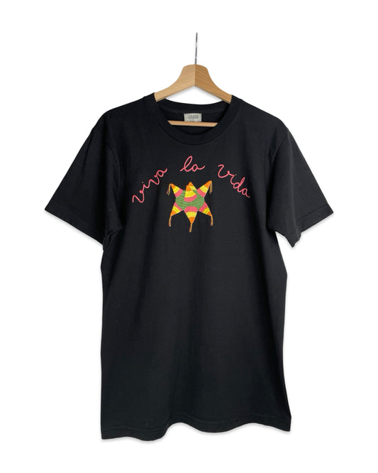 Vintage T-shirt Viva la Vida - M - Petit Paris Vintage