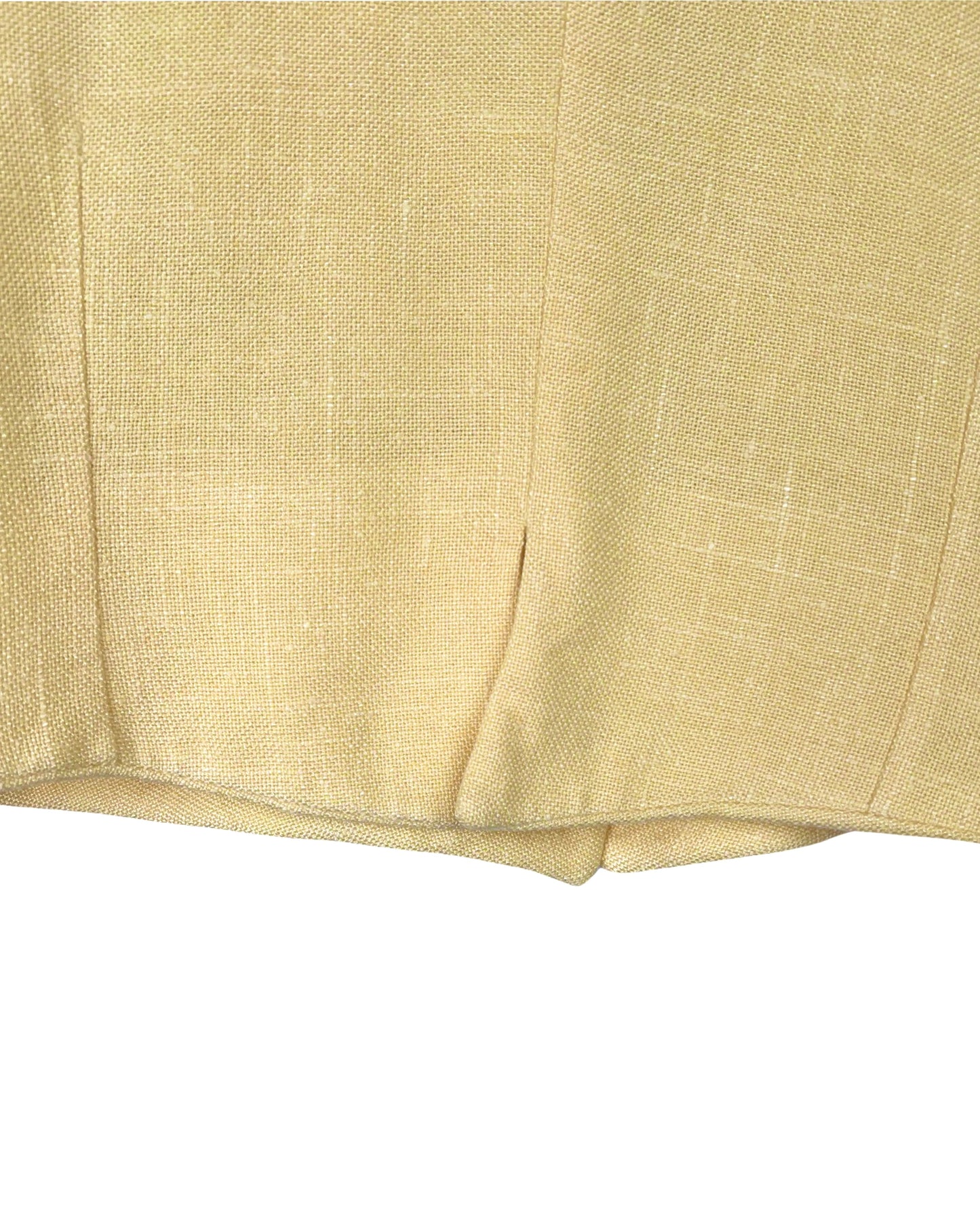 Pastel gele blazer - L