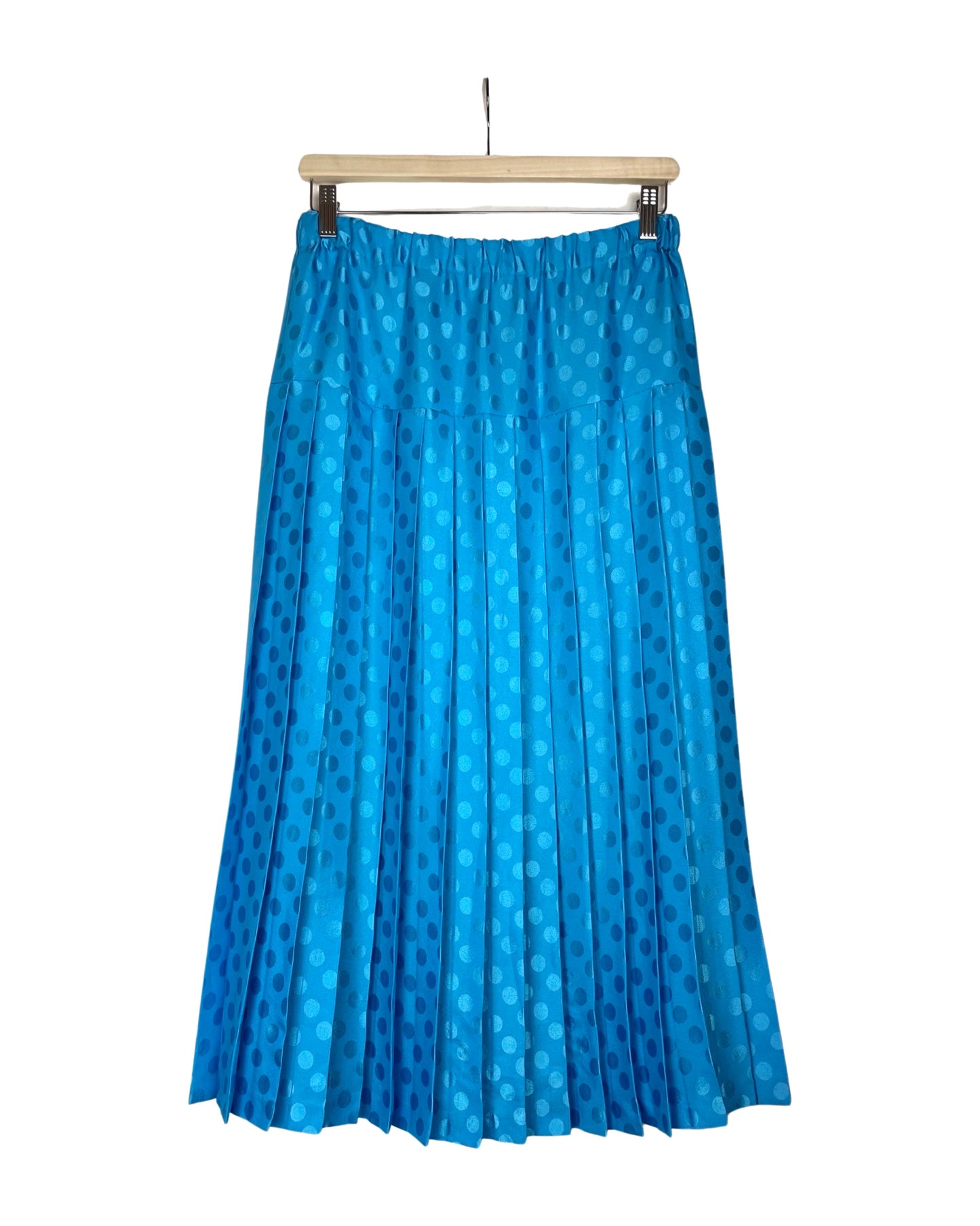 Vintage Plissé rok met stippen - S/M - Petit Paris Vintage