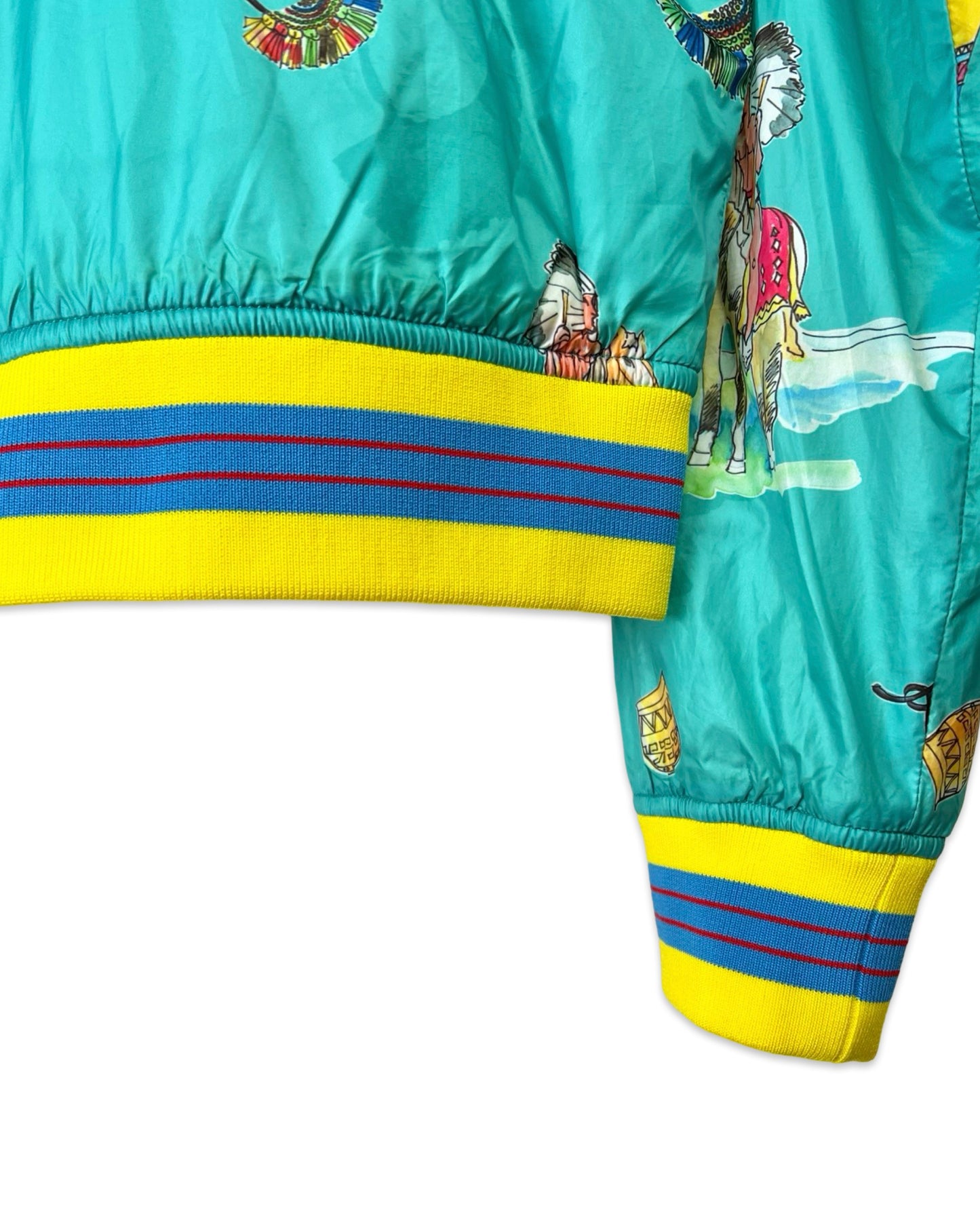 Bomberjack met print - S