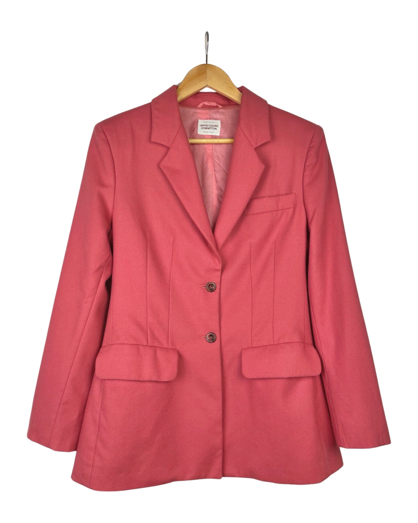 Vintage Roze wollen blazer - S - Petit Paris Vintage