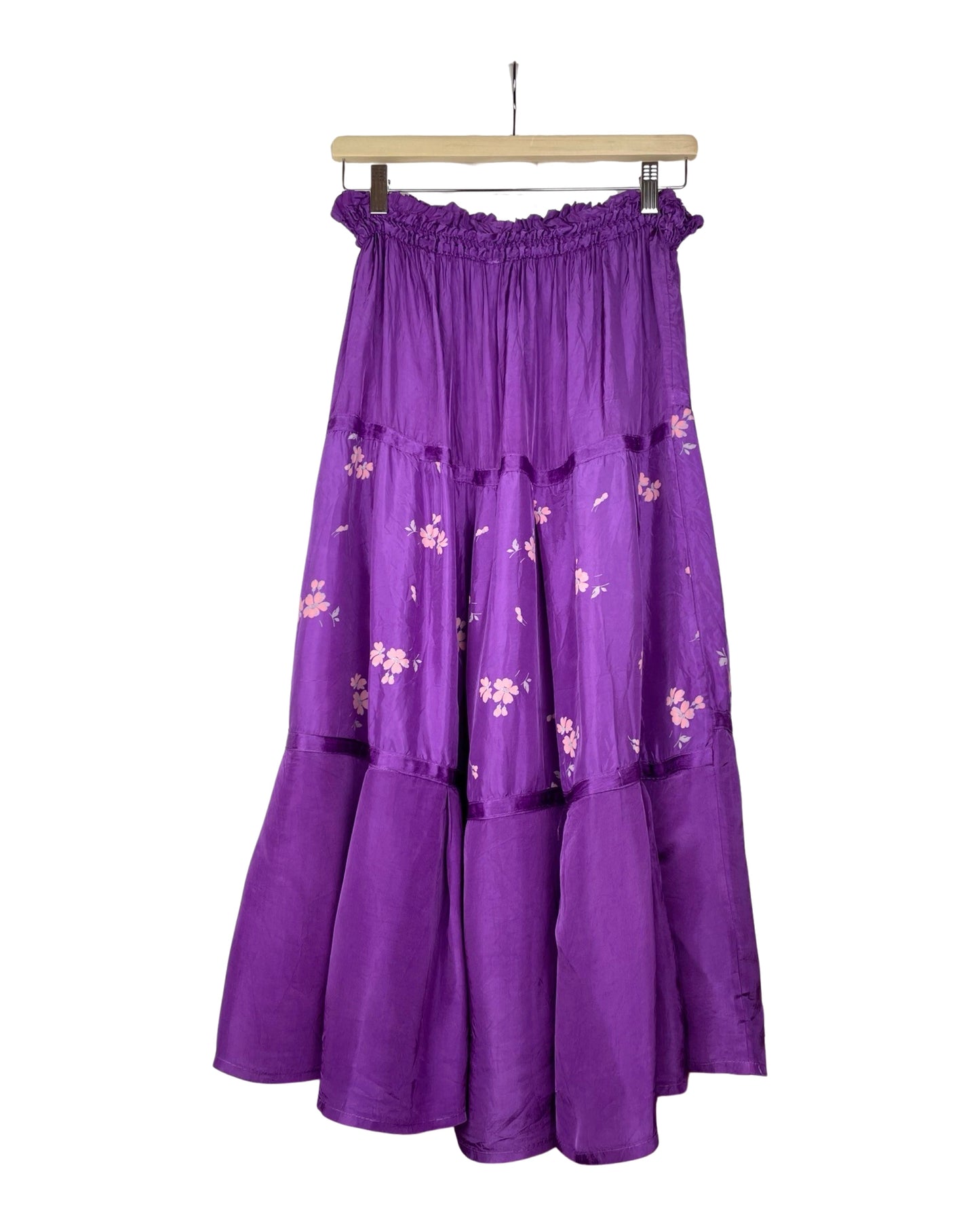 Vintage Midi strokenrok - M/L - Petit Paris Vintage