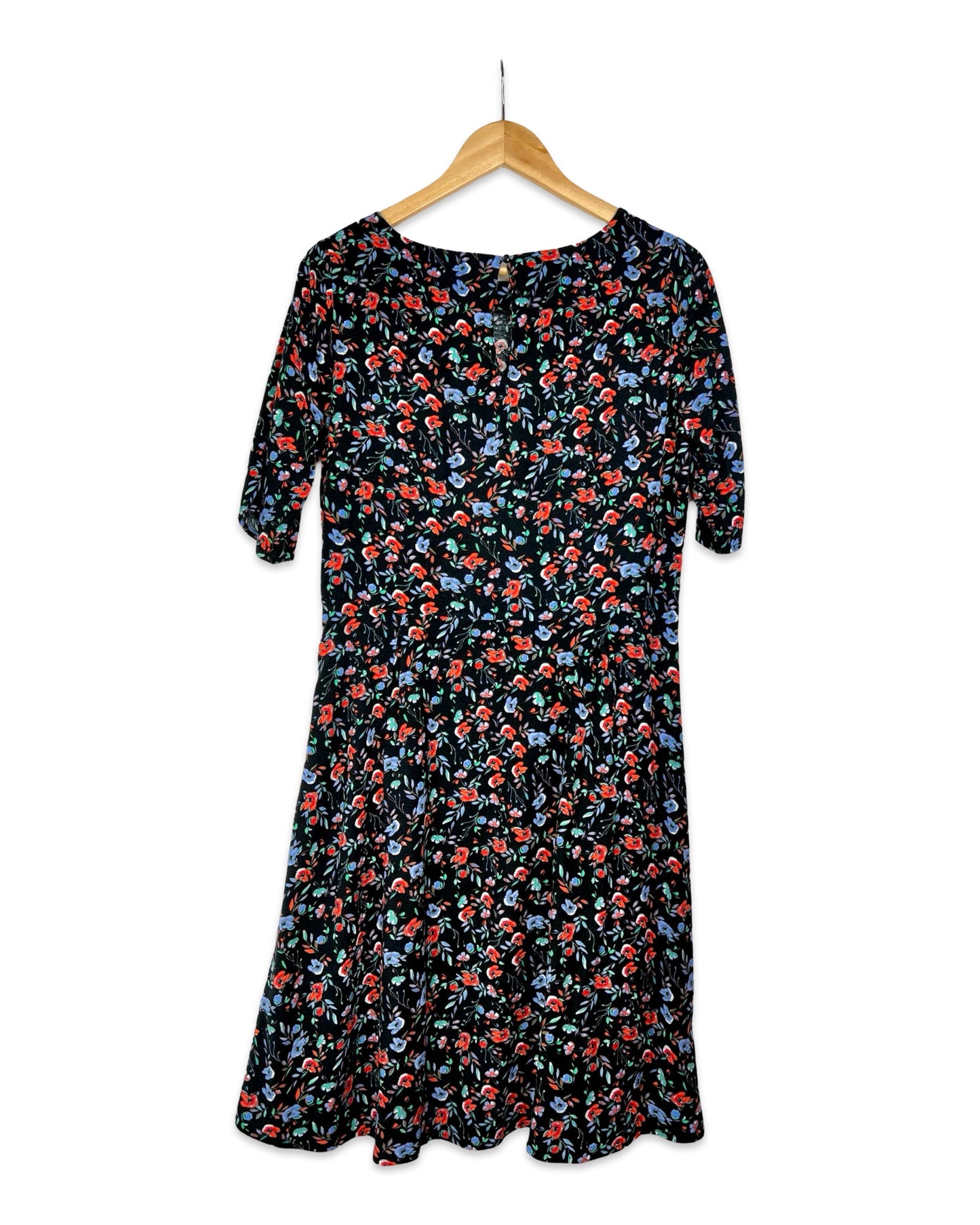 Vintage Viscose bloemenjurk - M - Petit Paris Vintage