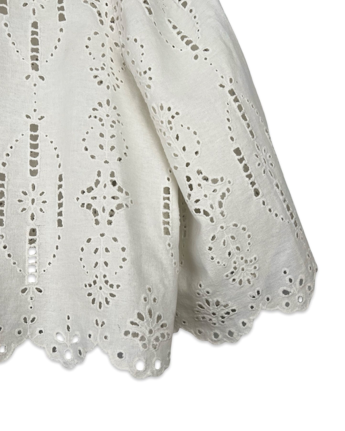 Broderie blouse - S