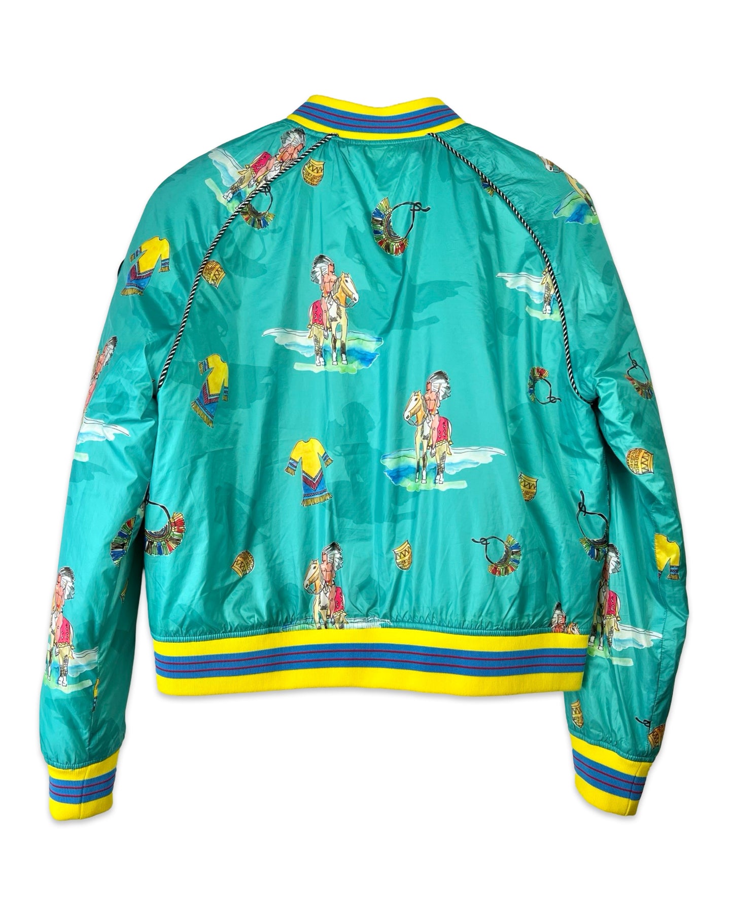 Bomberjack met print - S