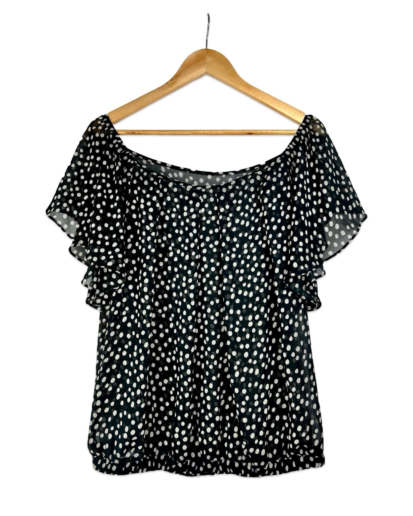 Blouse met stippen - L
