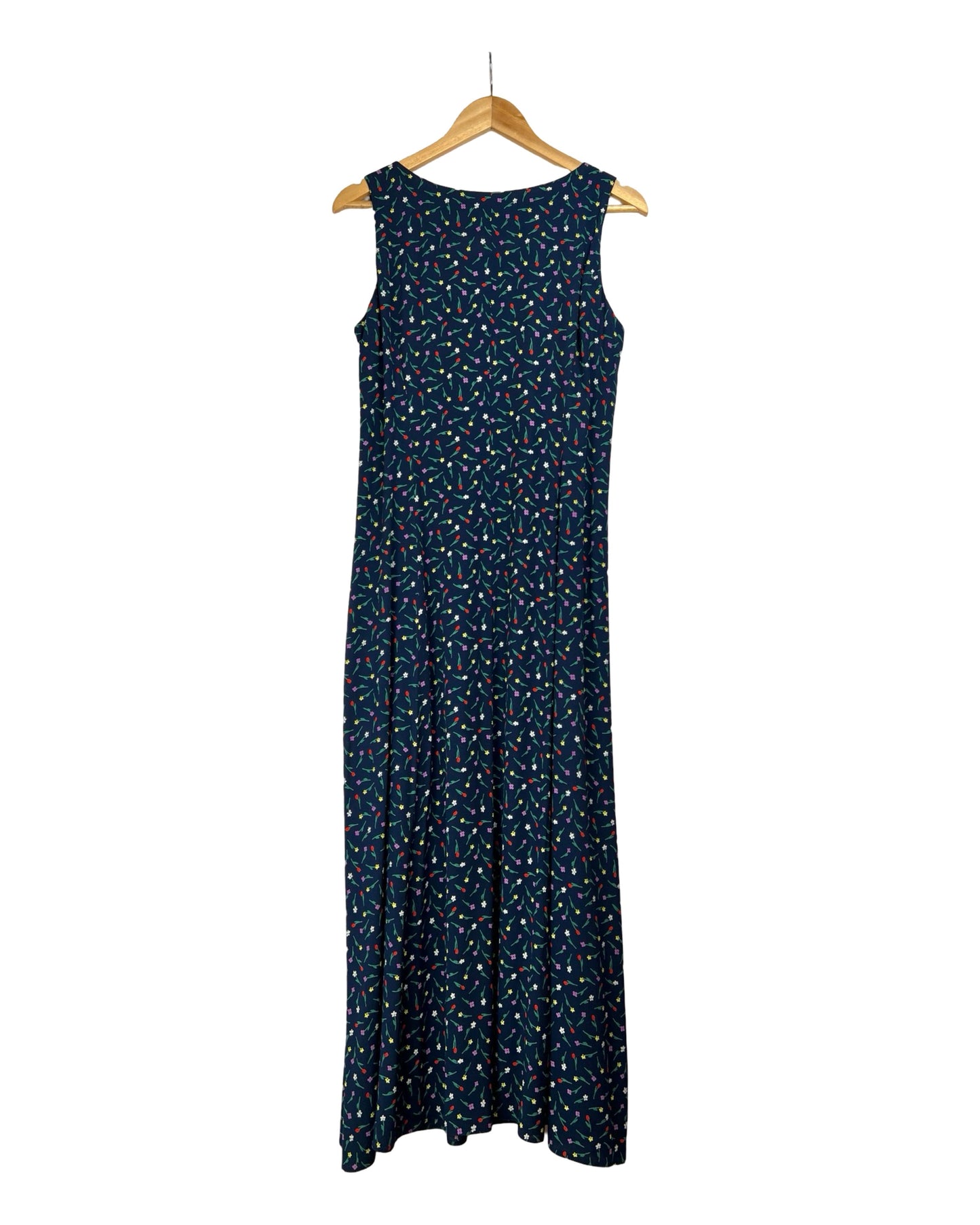 Lange jurk met bloemetjes - M/L