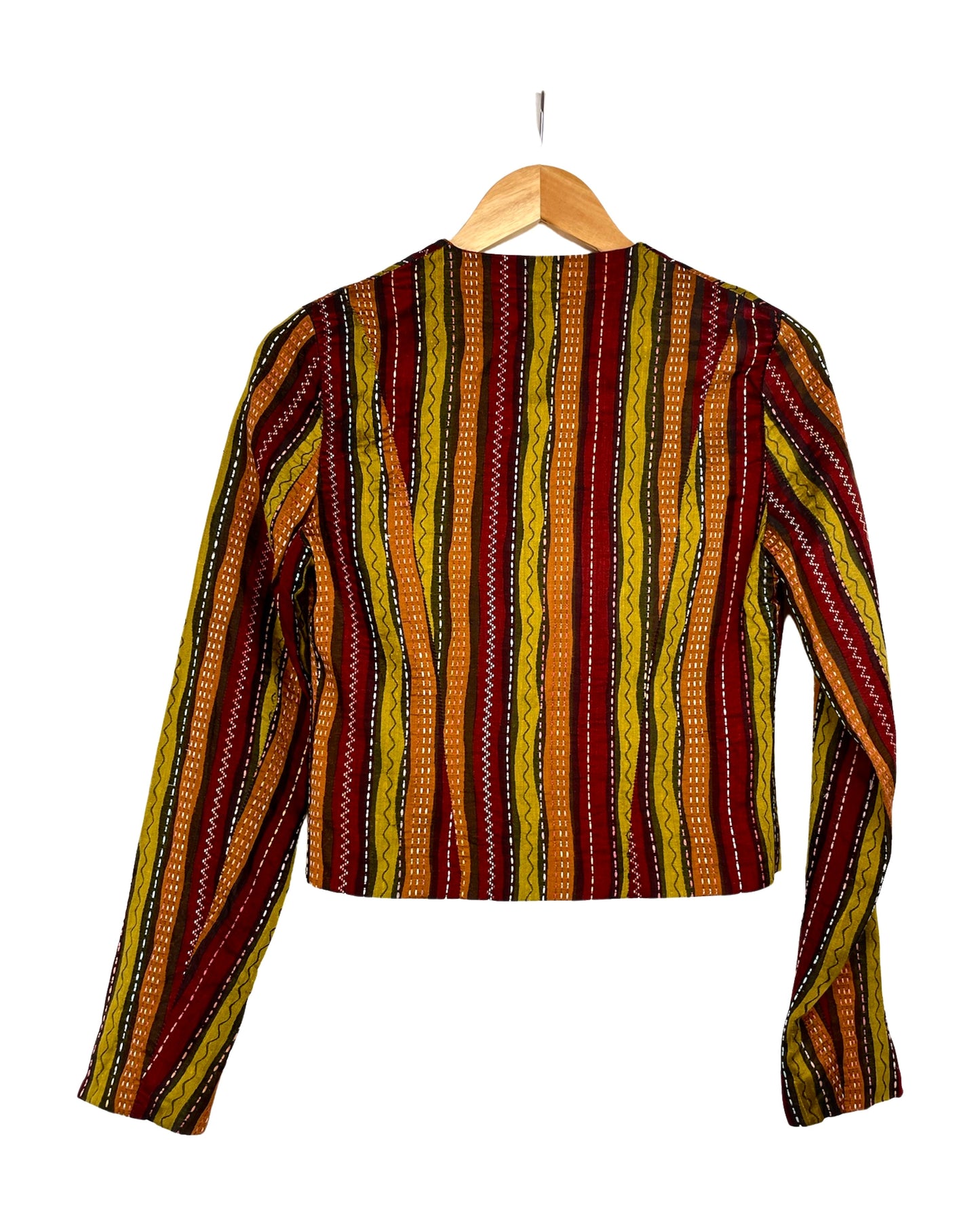 Vintage Gestreepte blazer - XS - Petit Paris Vintage
