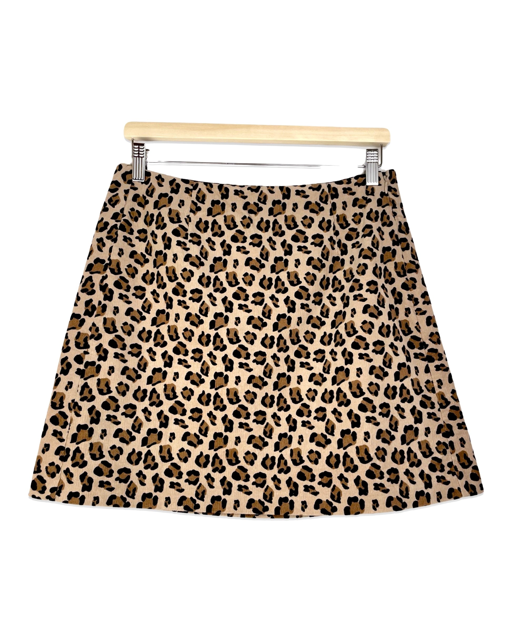 Vintage Corduroy panter rokje - M - Petit Paris Vintage