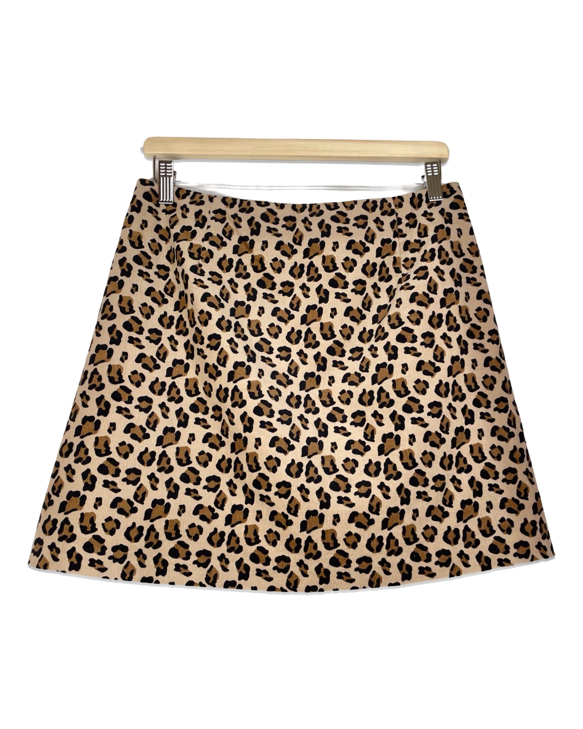 Vintage Corduroy panter rokje - M - Petit Paris Vintage