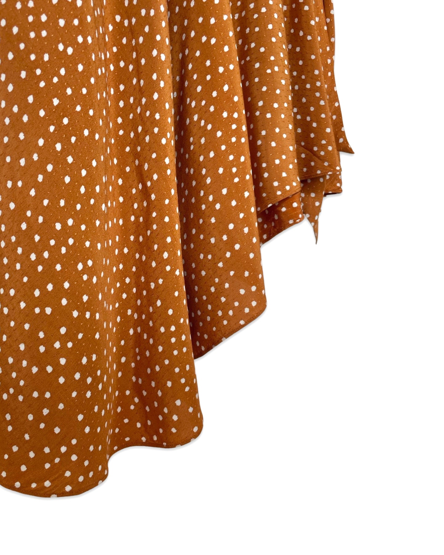 Vintage Asymmetrische rok met stippen - S - Petit Paris Vintage