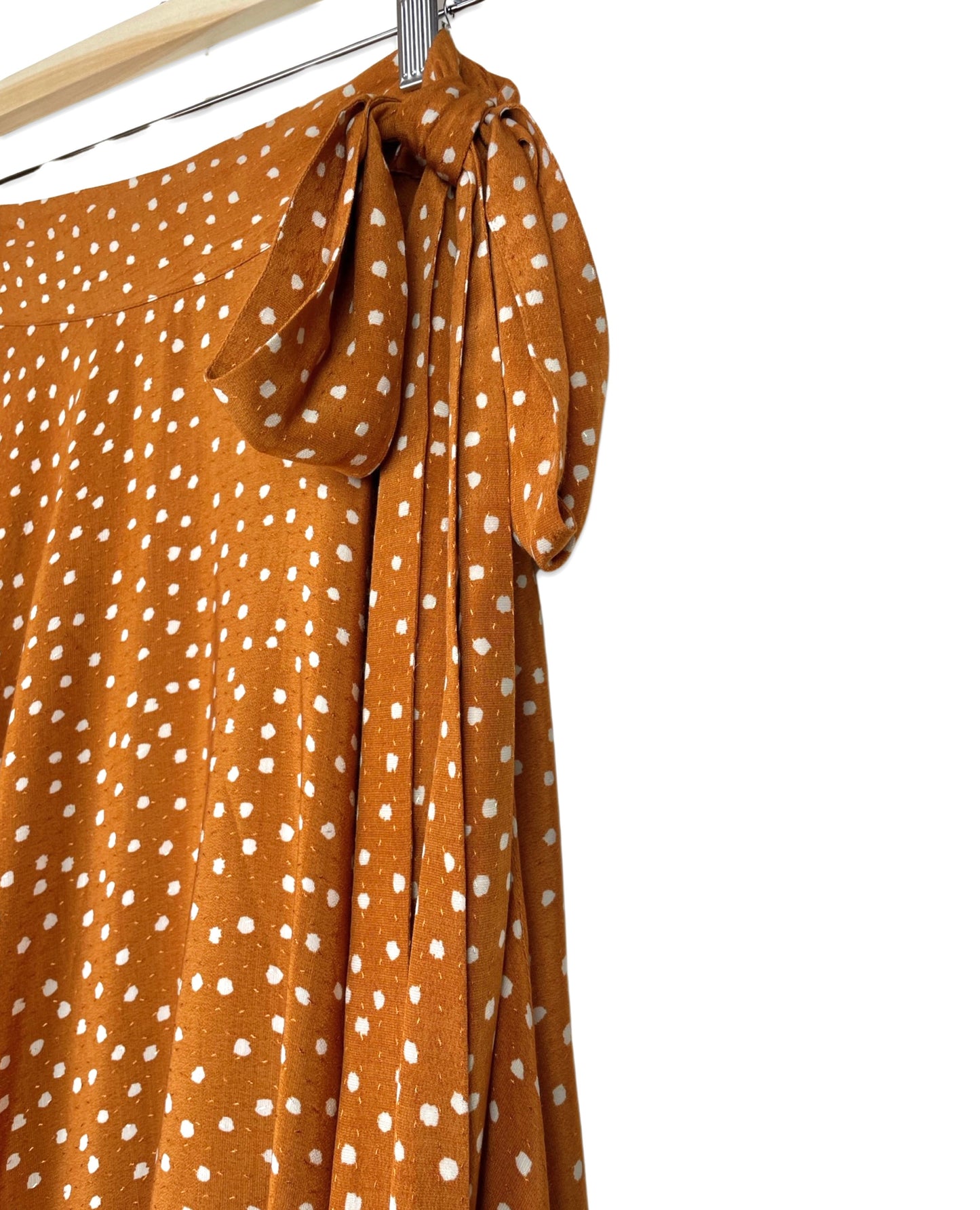 Vintage Asymmetrische rok met stippen - S - Petit Paris Vintage