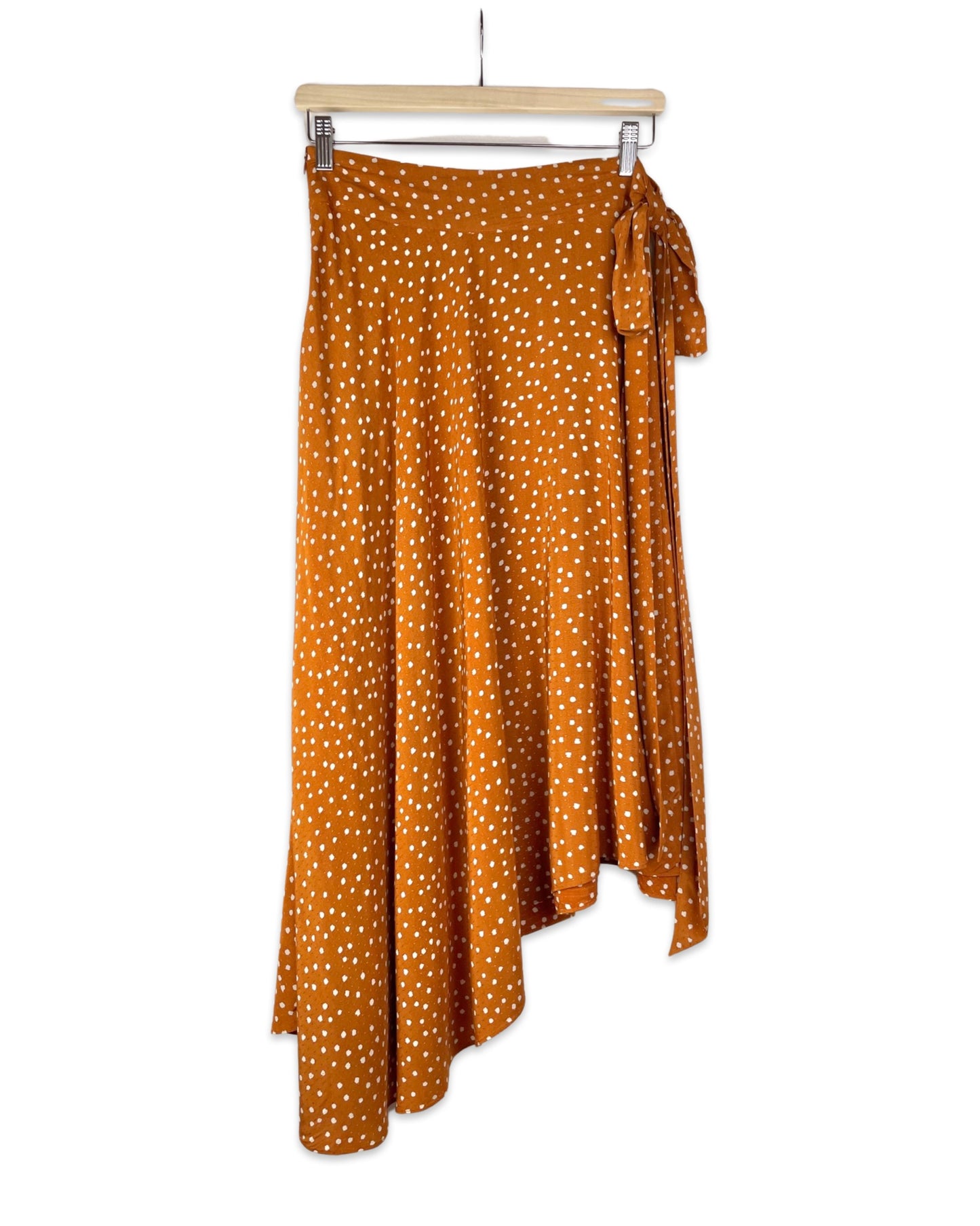 Vintage Asymmetrische rok met stippen - S - Petit Paris Vintage