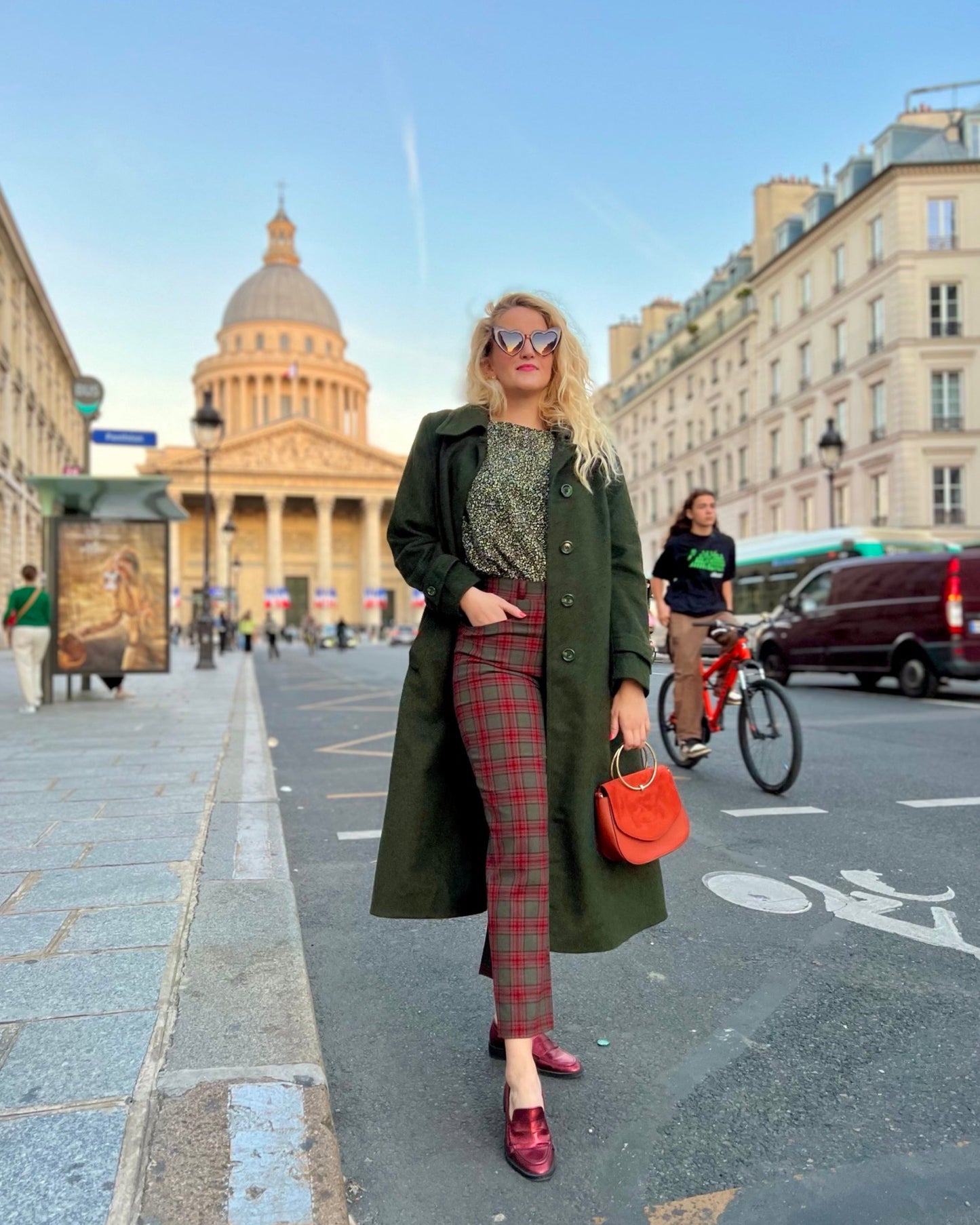 Vintage Geruite pantalon - S - Petit Paris Vintage
